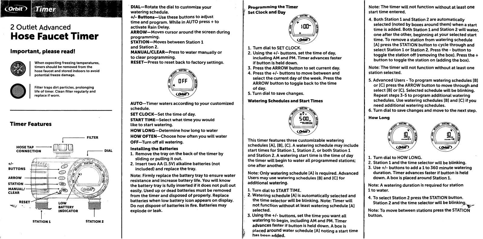 Orbit Timer User Manual