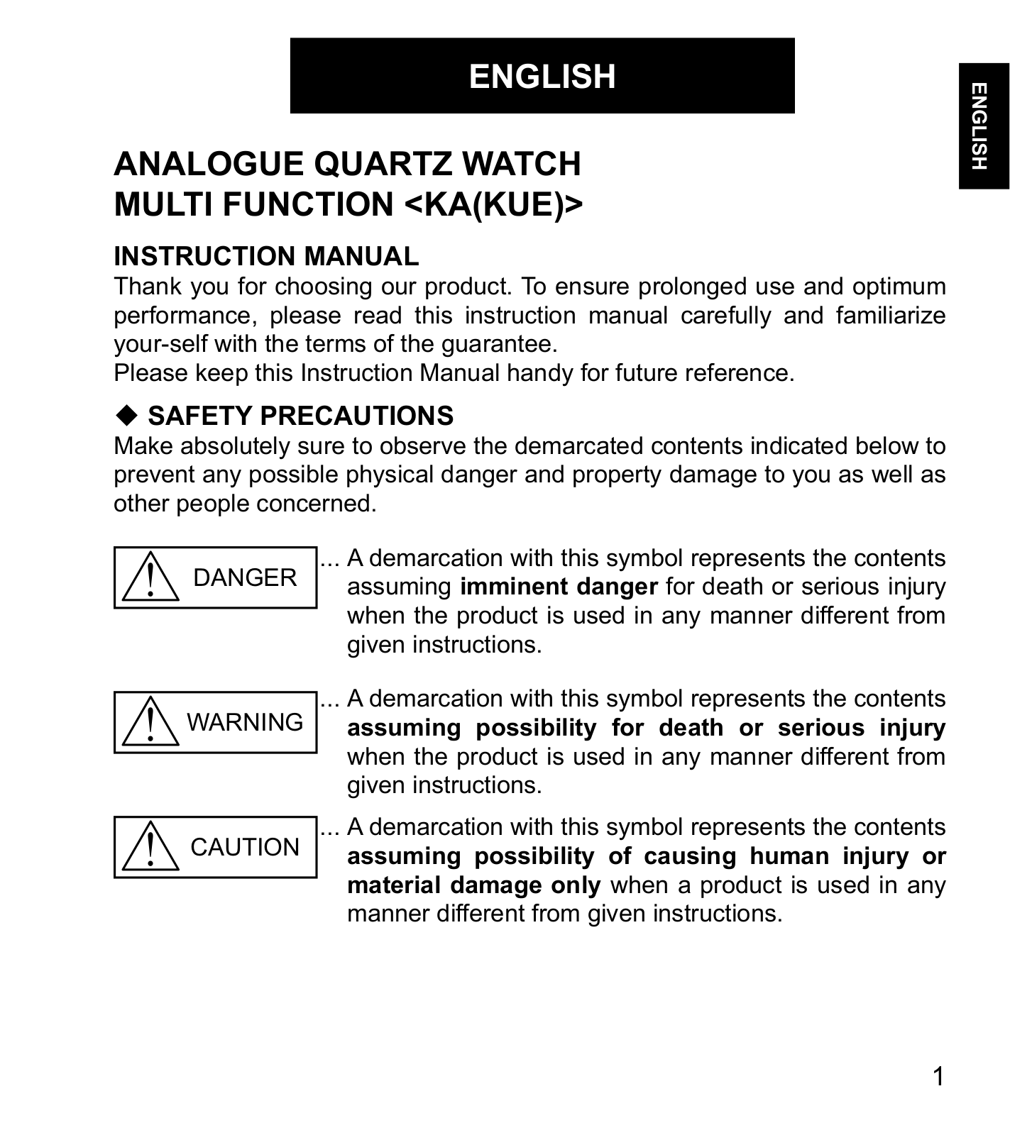 Orient RA-KA0006S10B User Manual