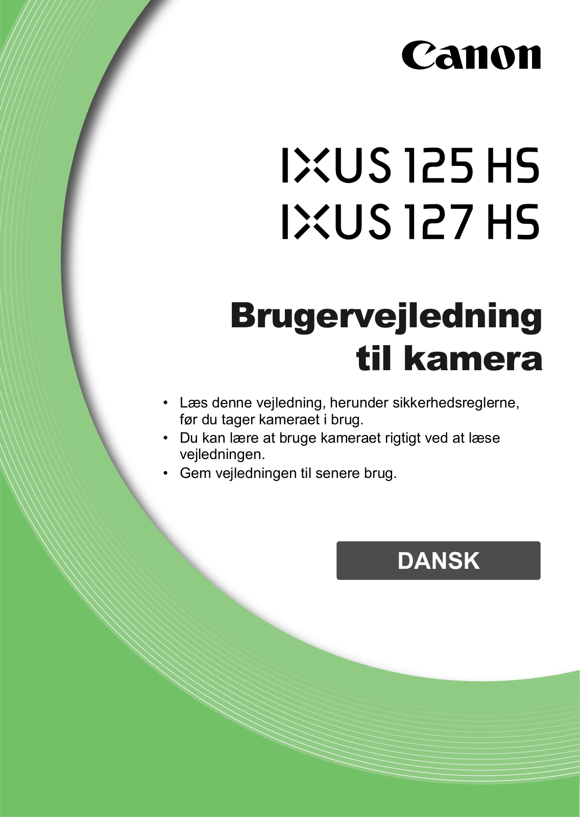 CANON IXUS 127 HS User Manual