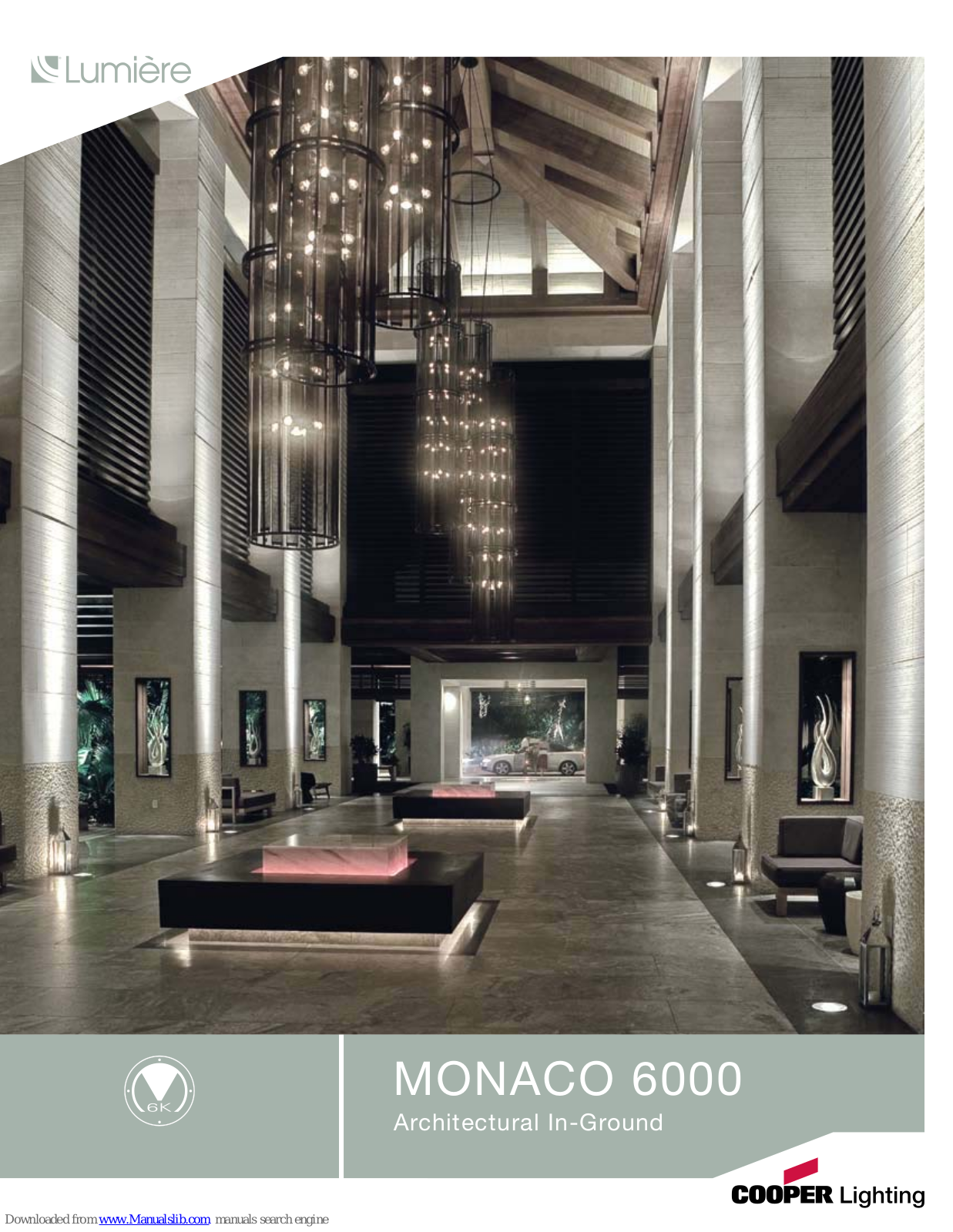 Lumiere Monaco 6000, Monaco 6002 User Manual - ManualMachine.com