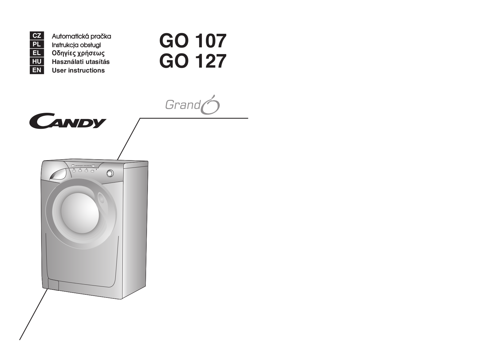 Candy GO 127-18S User Manual