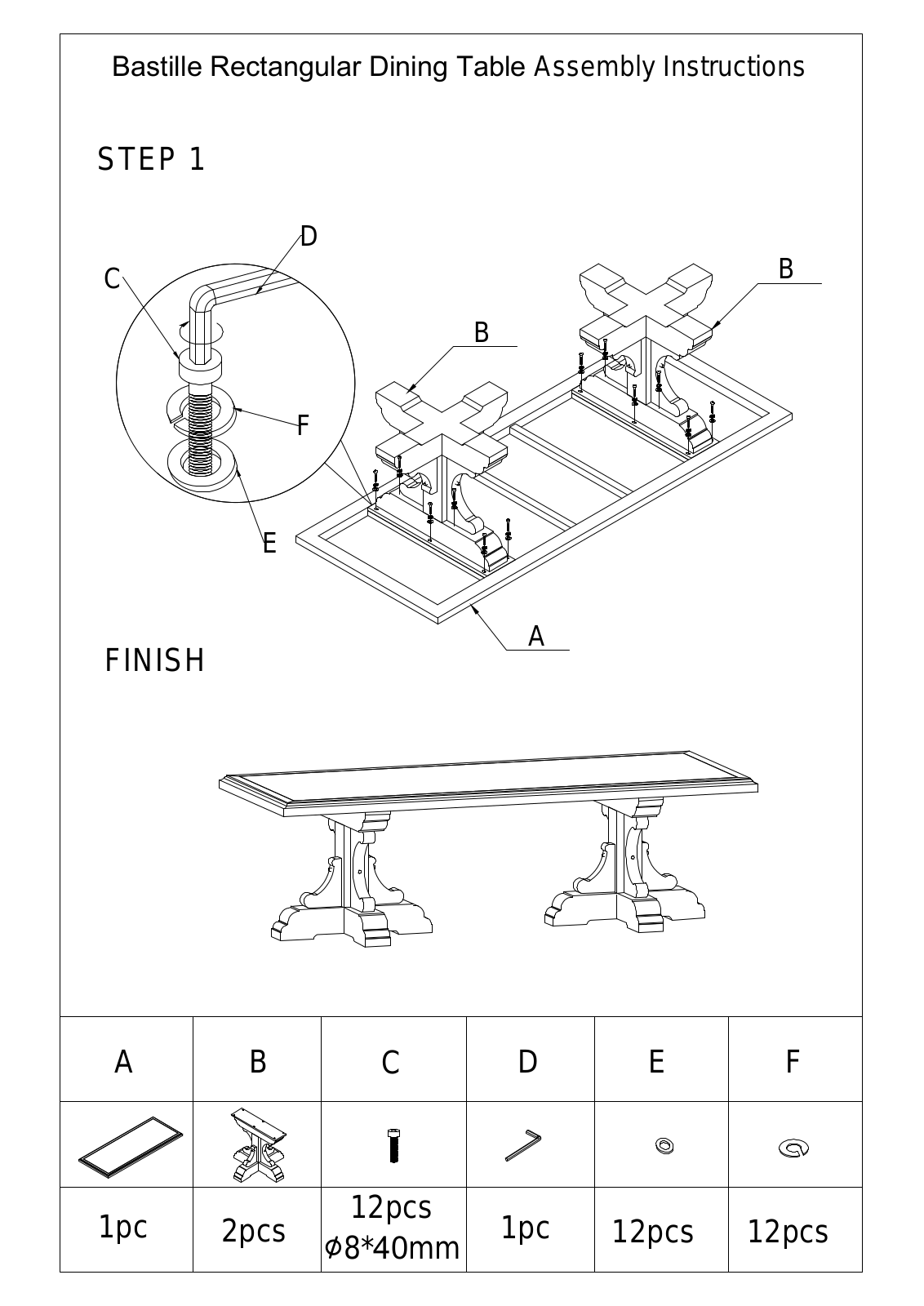 Essentials for Living 8078SGRYPNE Assembly Guide