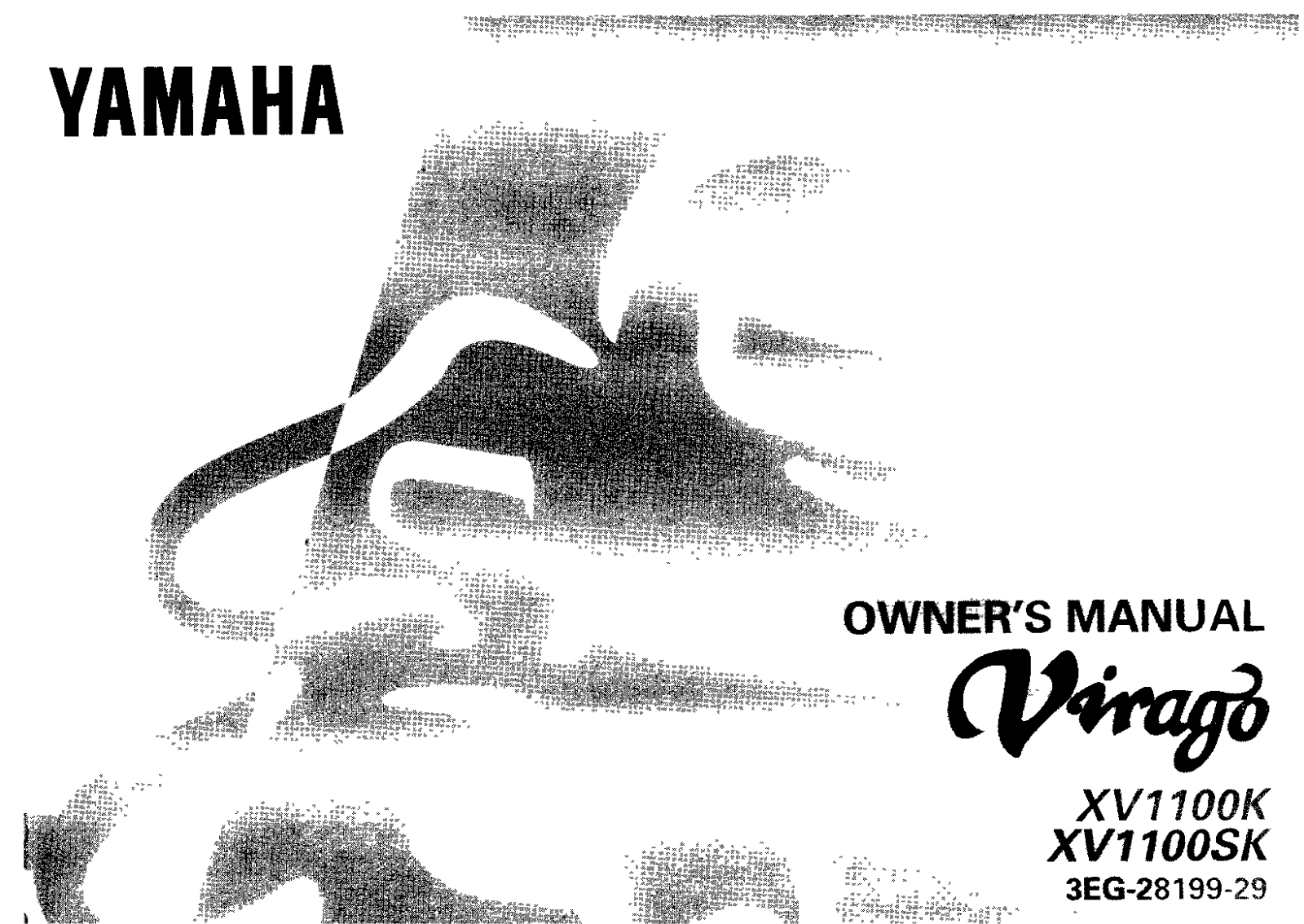 Yamaha XV1000 (K) (SK) 1998 Owner's manual