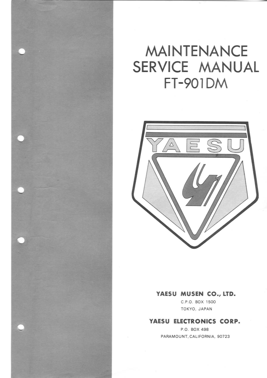 Yaesu FT-901DM User Manual