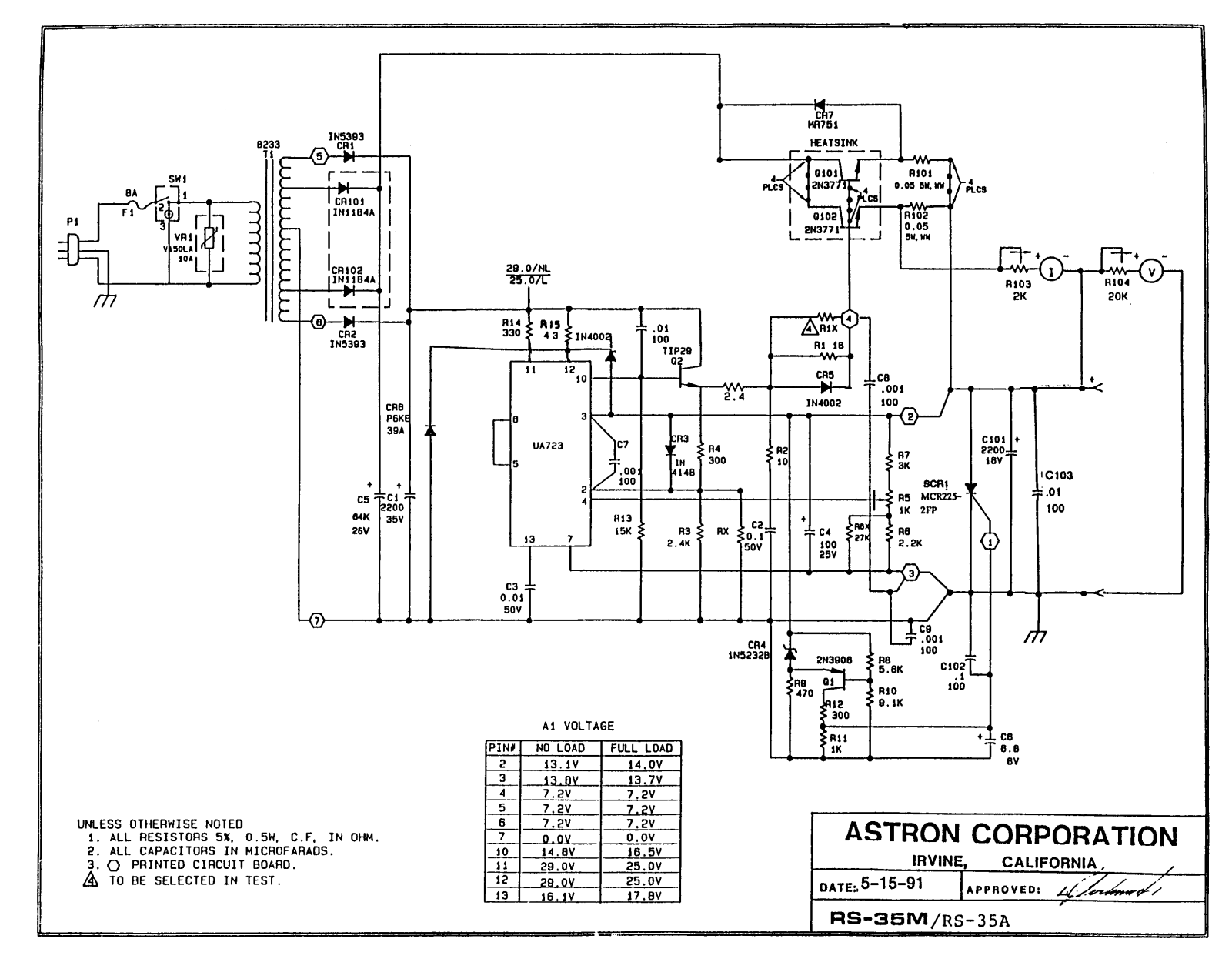 Astron rs35m schematic