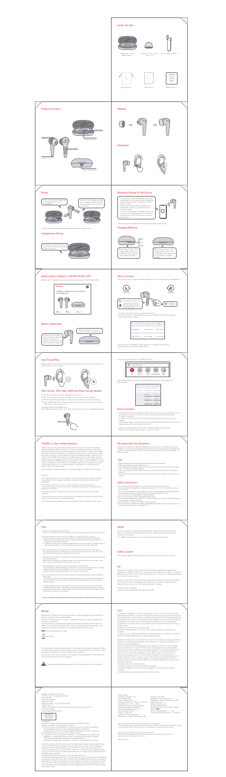 1More ES901 User Manual