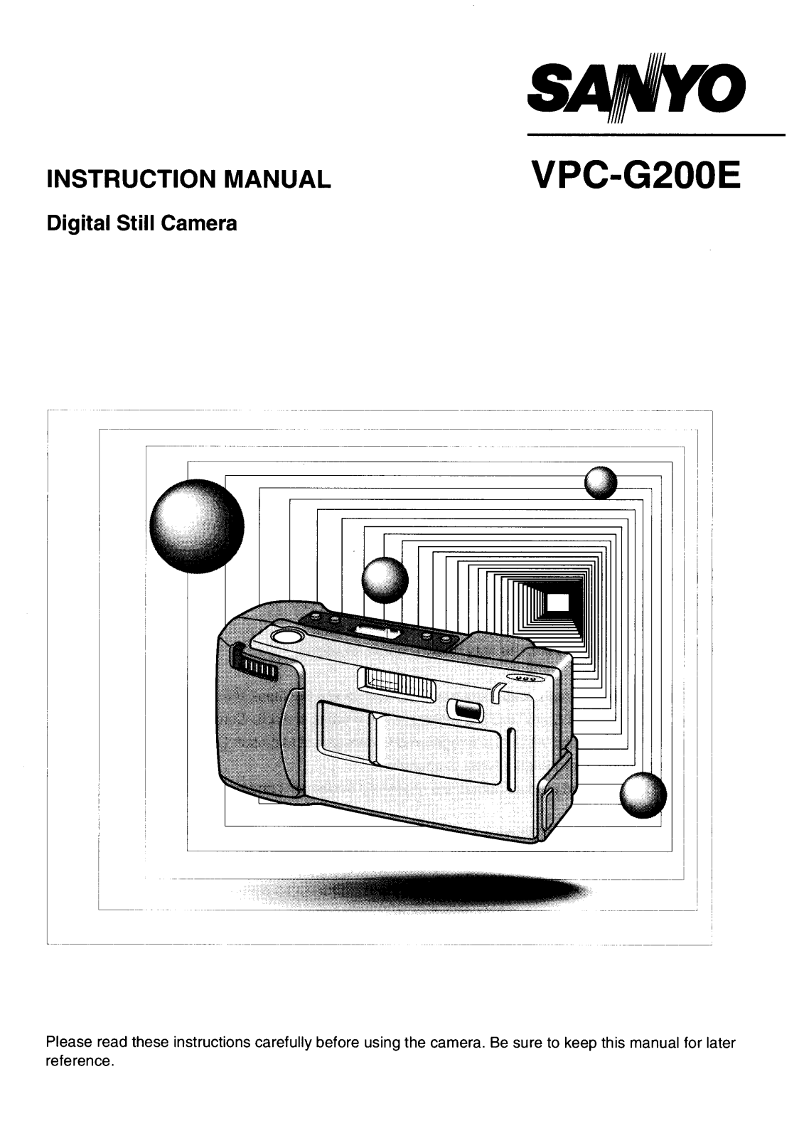 Sanyo VPC-G200E Instruction Manual