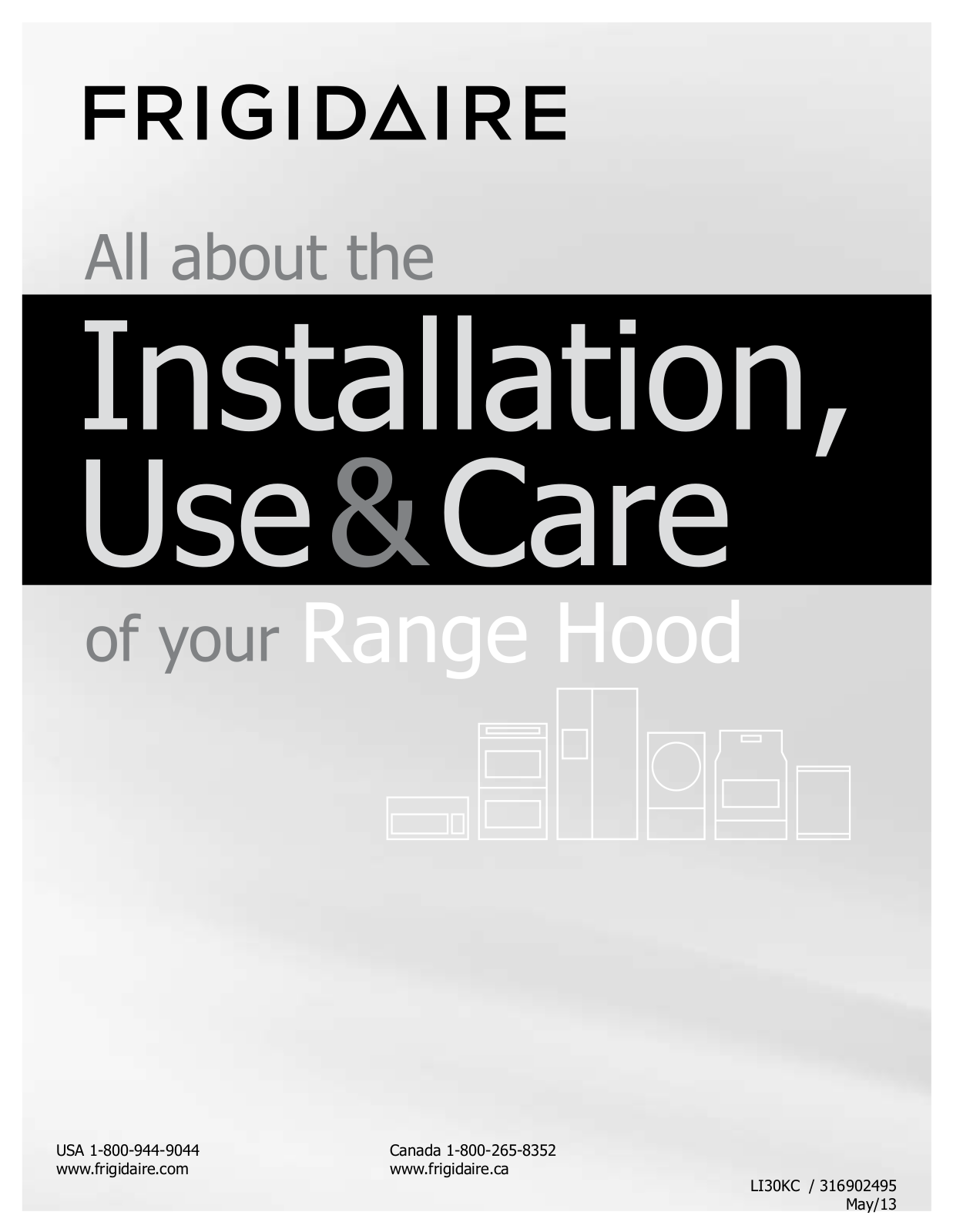 Frigidaire FHWC3025MB, FHWC3025MS, FHWC3025MW, FHWC3625MB, FHWC3625MS Installation Instructions