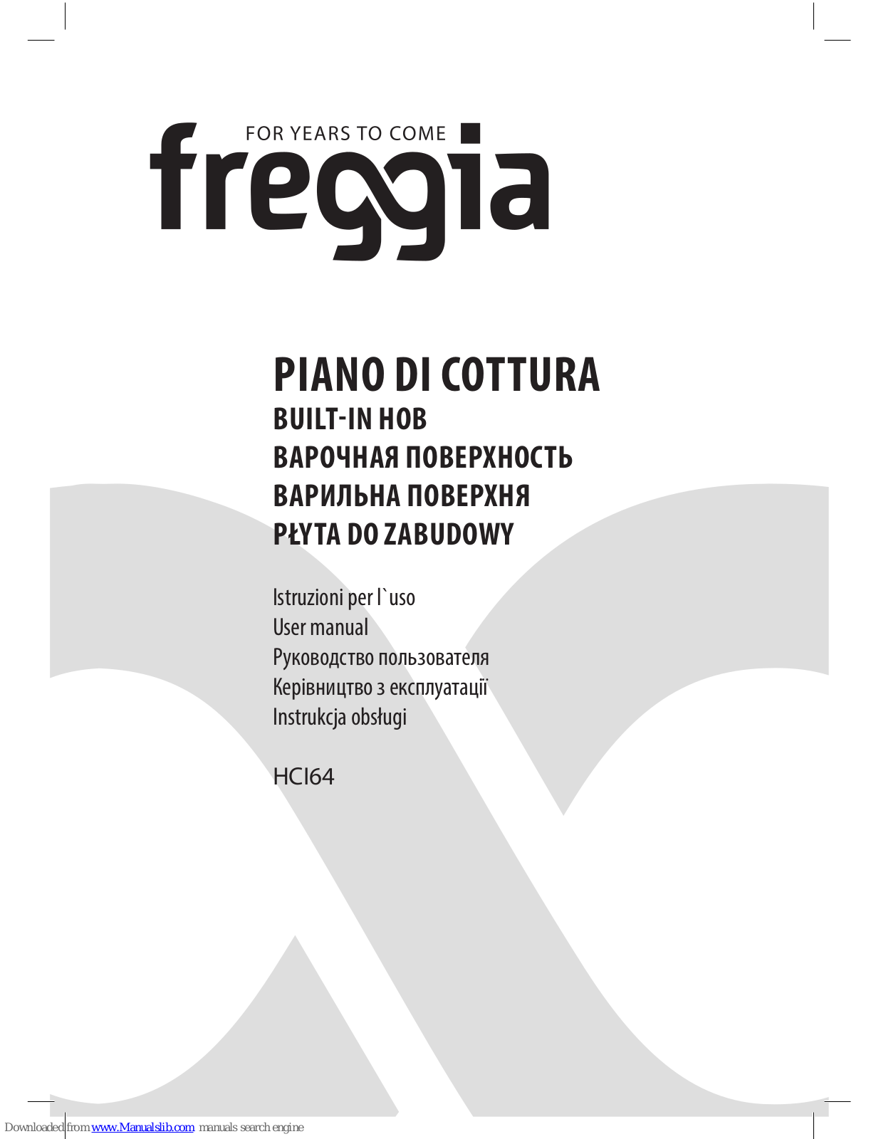 Freggia HCI64 User Manual