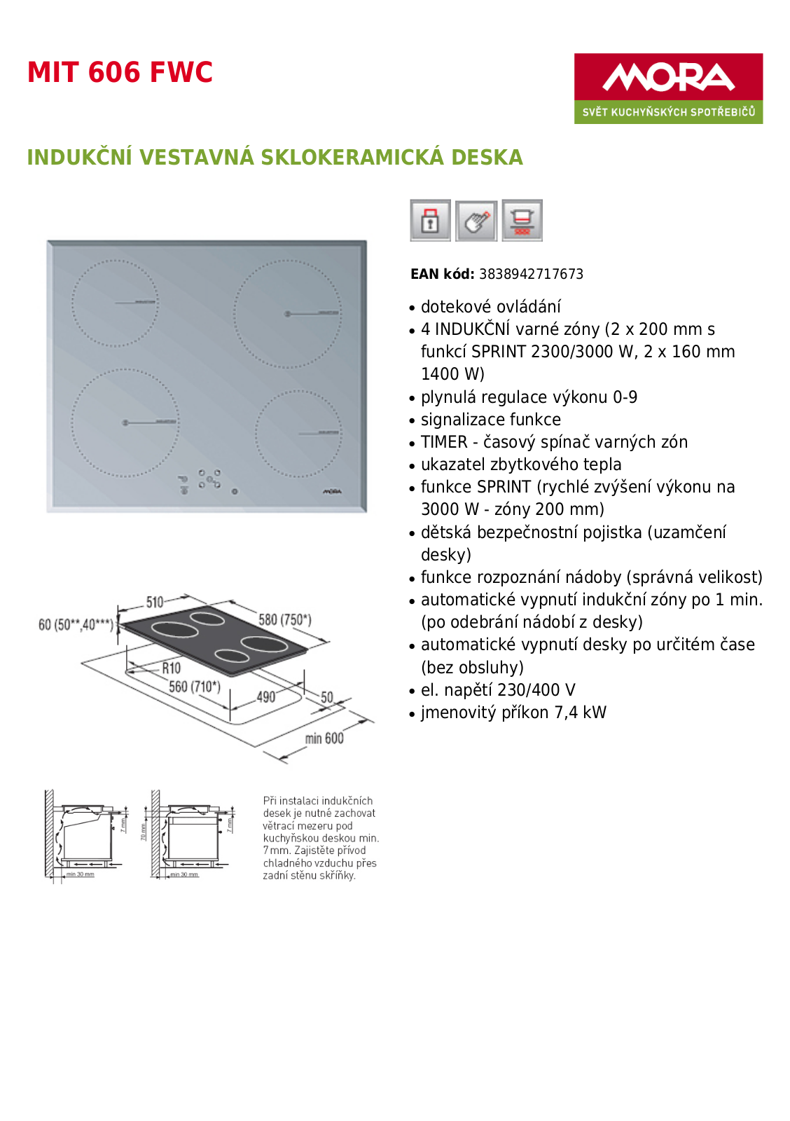 Mora MIT 606 FW User Manual