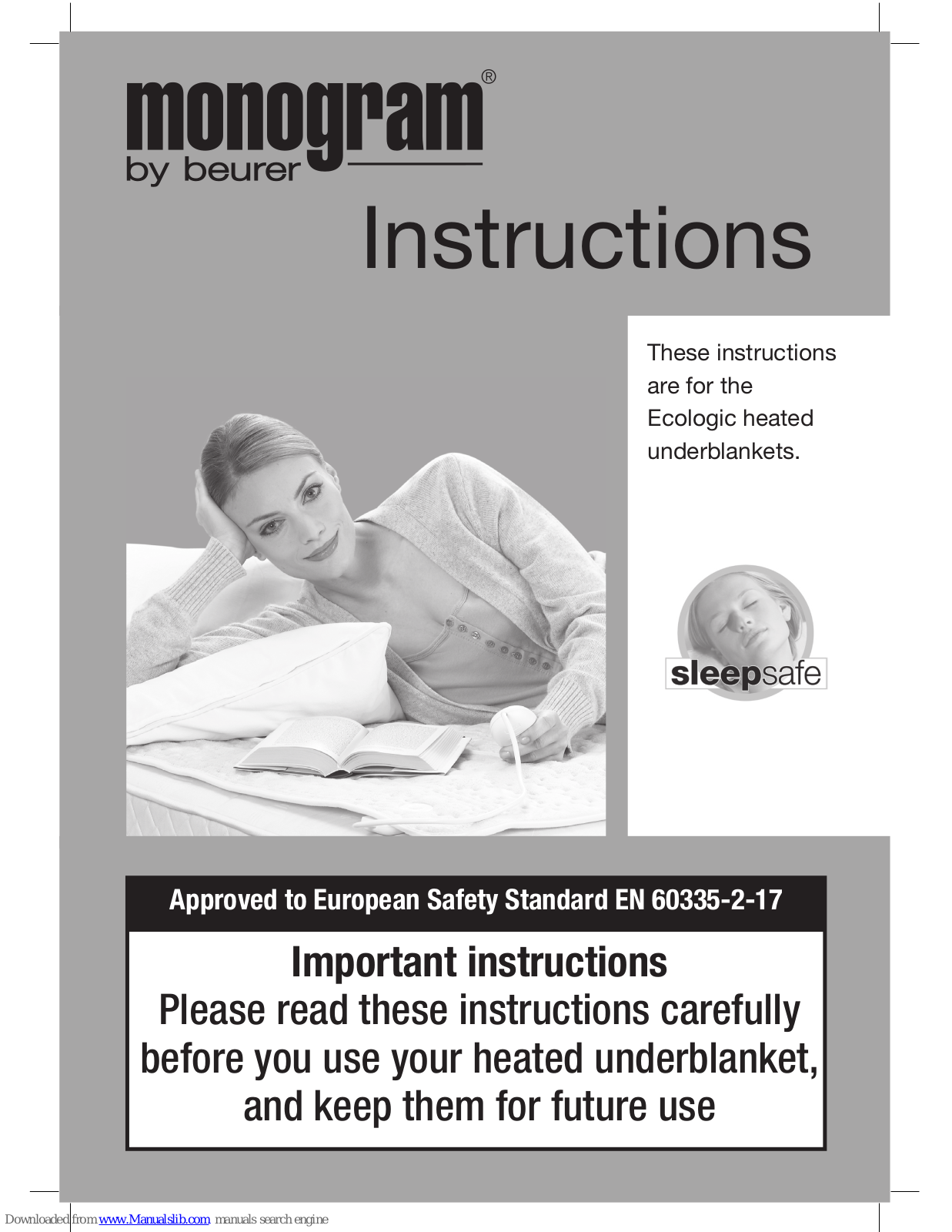Beurer Monogram Instructions Manual - ManualMachine.com