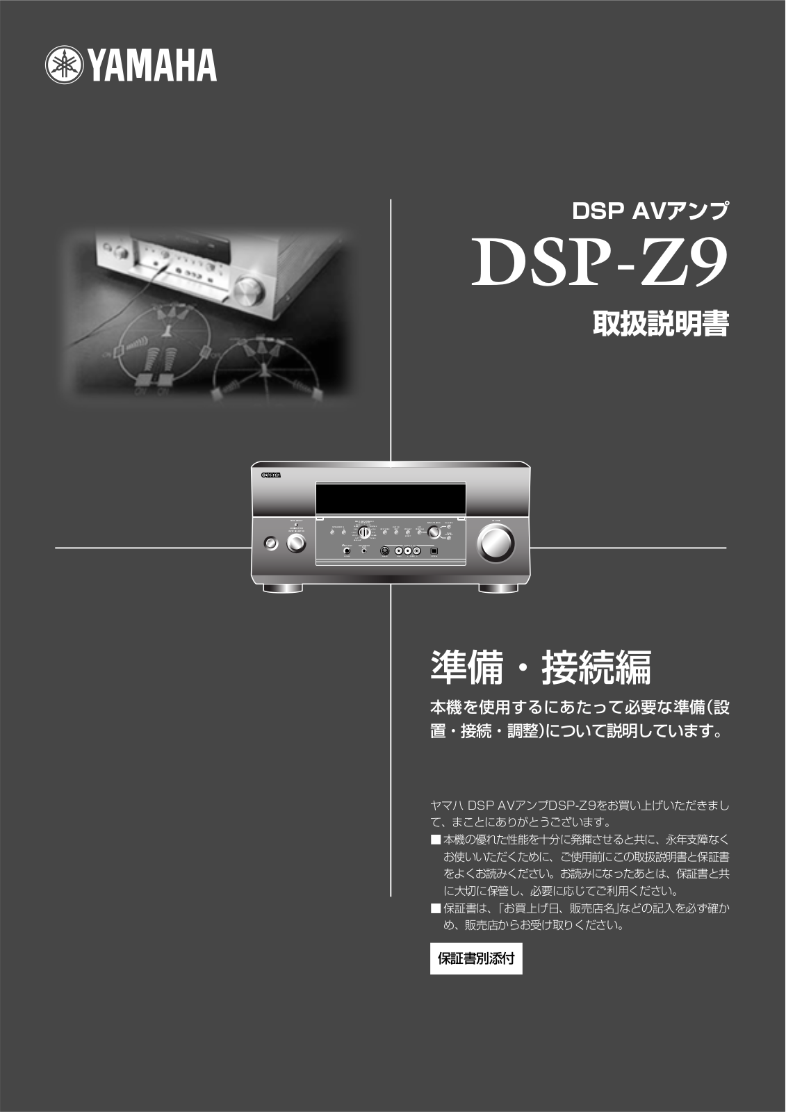 Yamaha DSP-Z9 User Manual