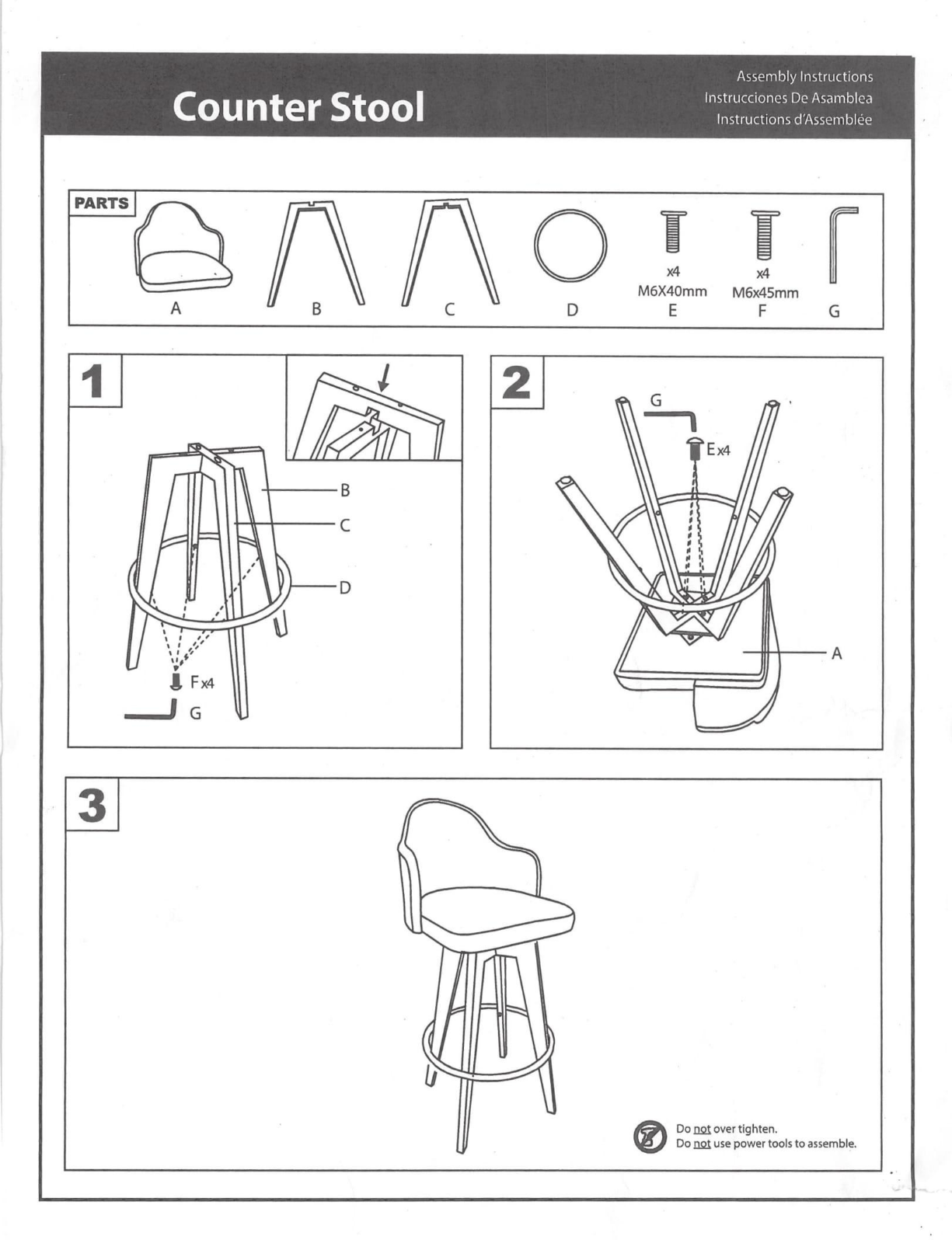 Langley Street W005482021 Assembly Instructions - ManualMachine.com