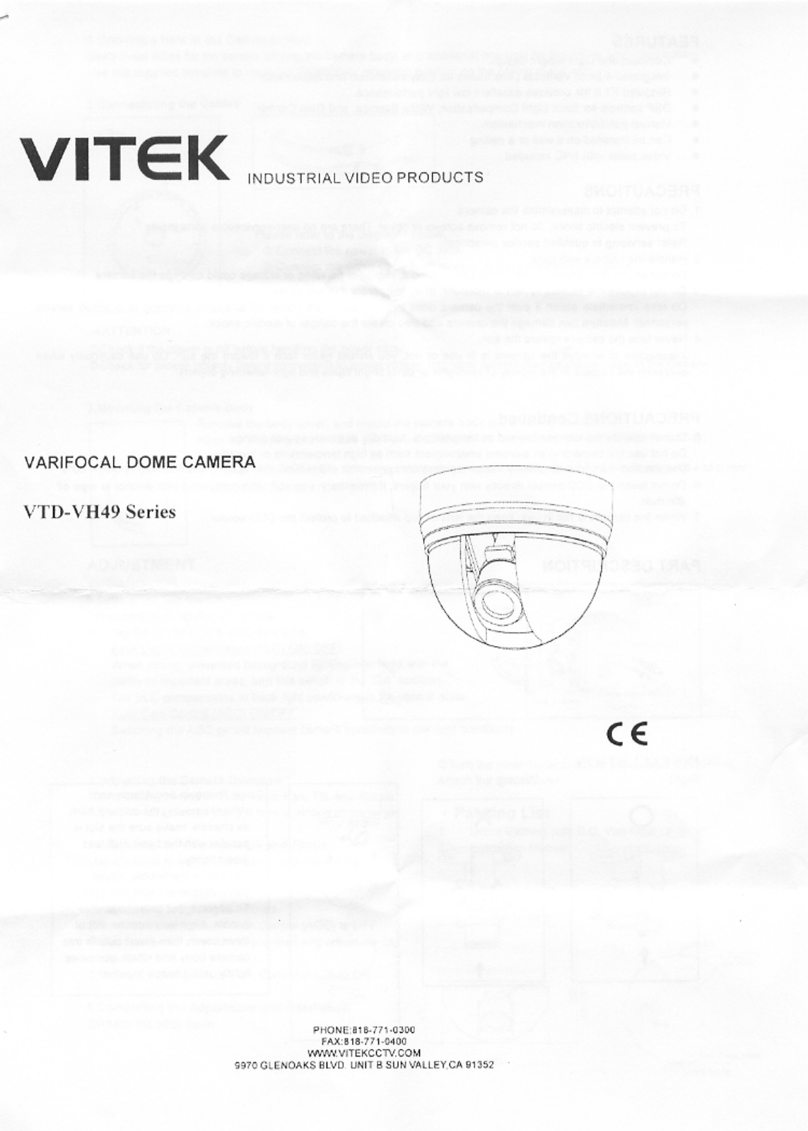 Vitek VTD-VH49 User Manual