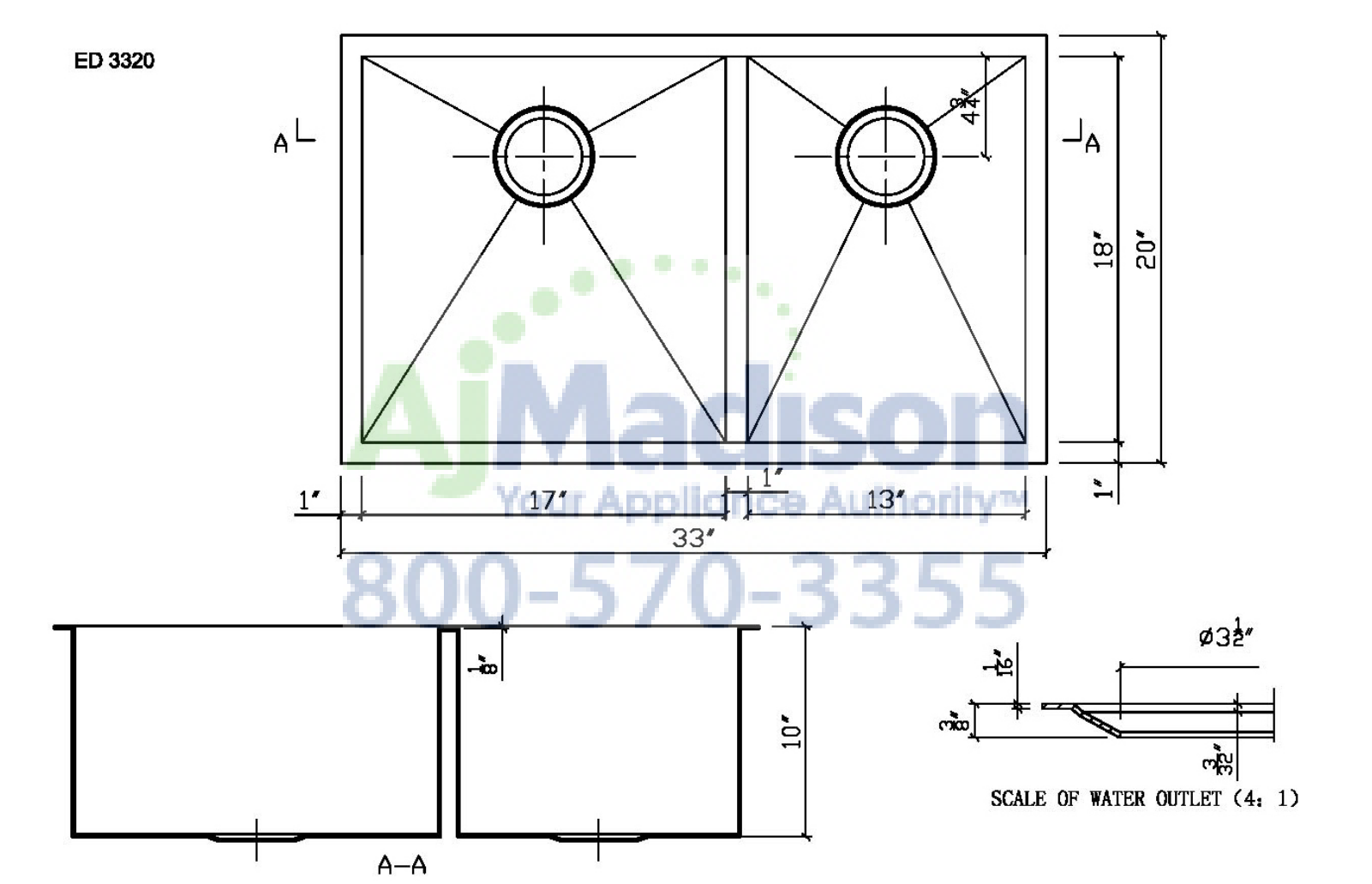 Empire Industries ED3320 Specs