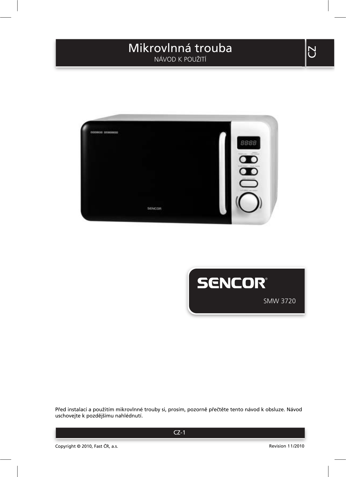 Sencor SMW 3720 User Manual