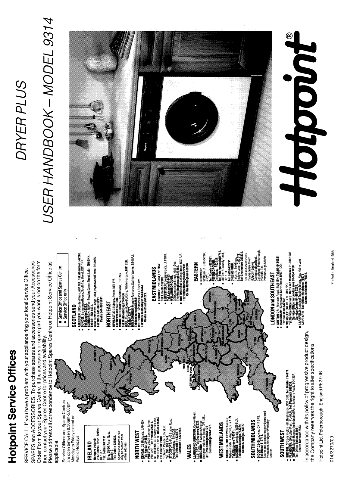 Hotpoint-Ariston HB9314 User Manual