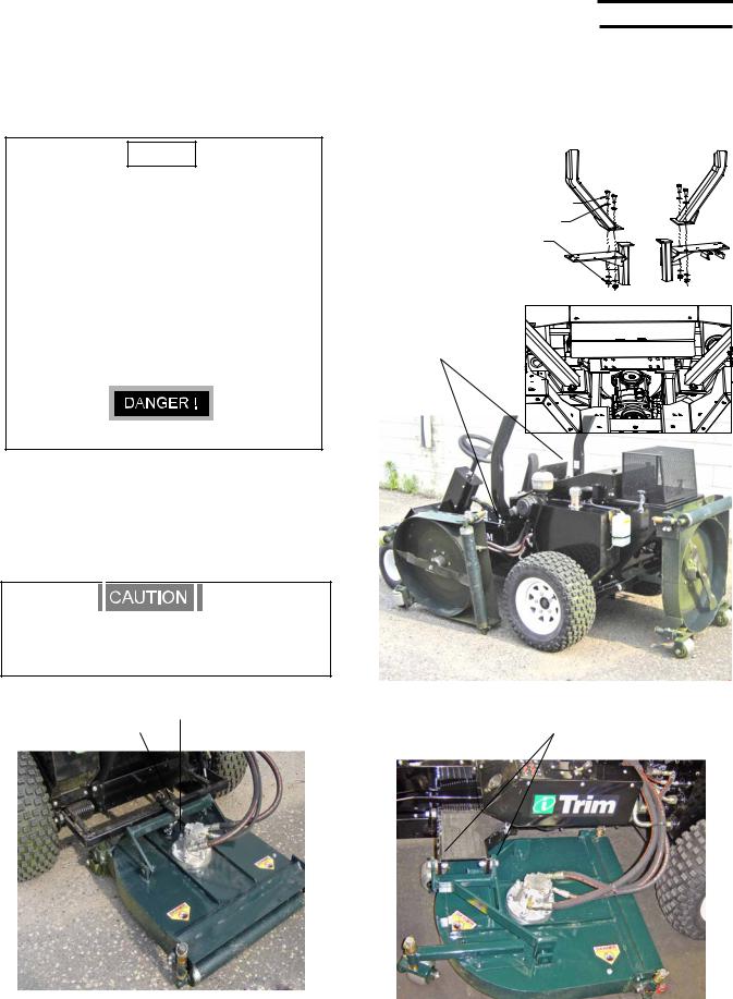 National mower I-TRIM owners Manual