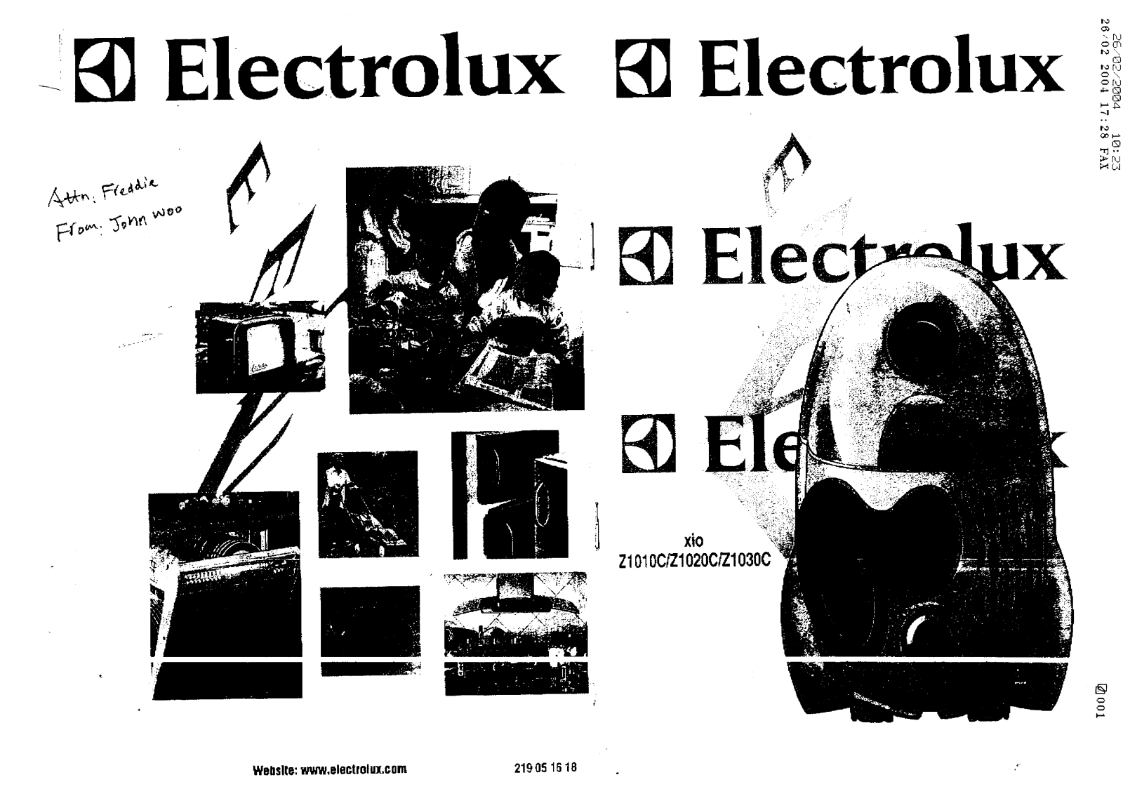 AEG-Electrolux Z1020C, Z1030C User Manual