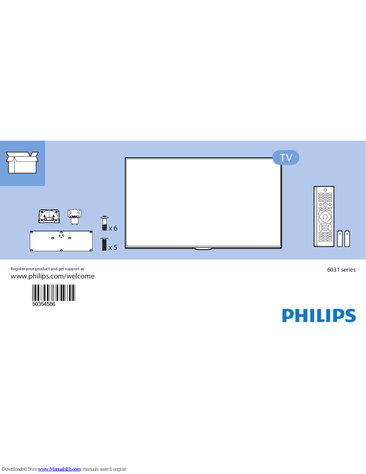 Philips 55PUS6031, 6031 Series Safety Instructions