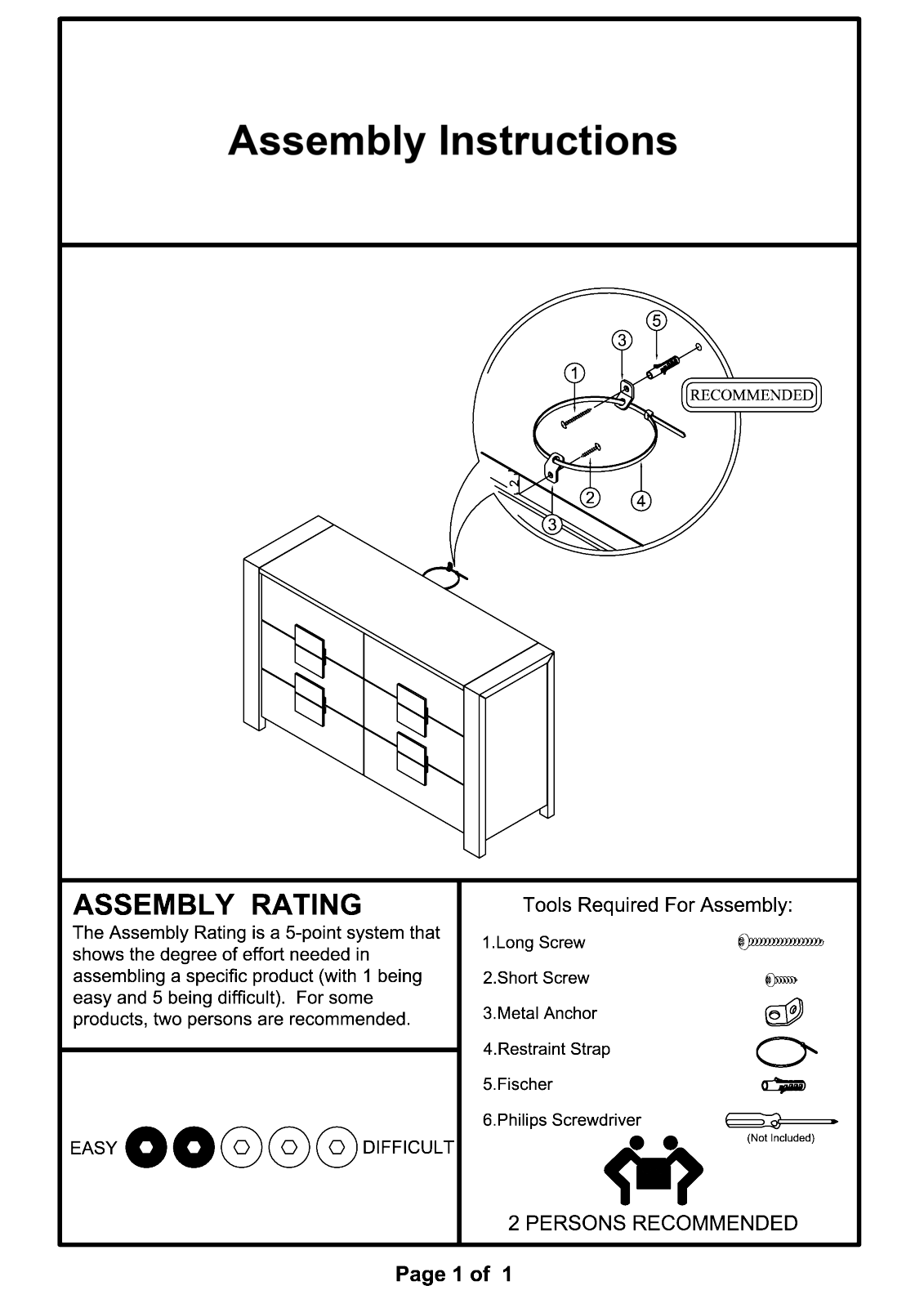 Foundstone LNPE9957 Installation & Assembly - ManualMachine.com