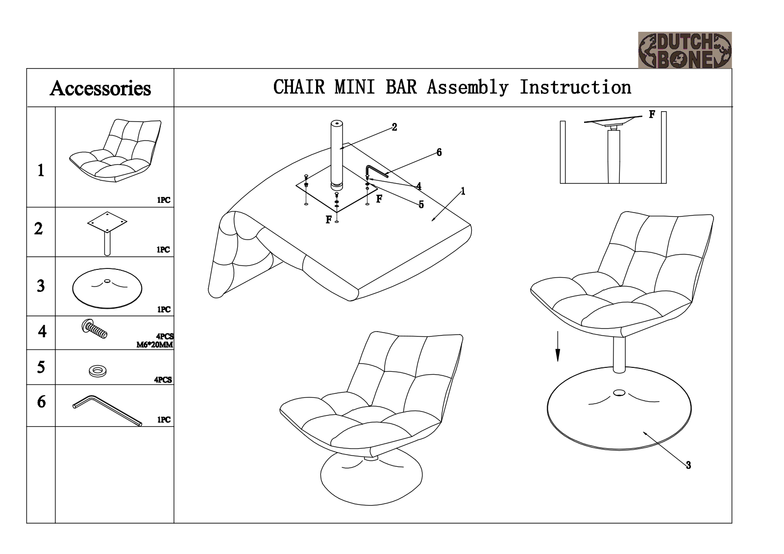 Dutchbone RDTE1339 Installation & Assembly - ManualMachine.com