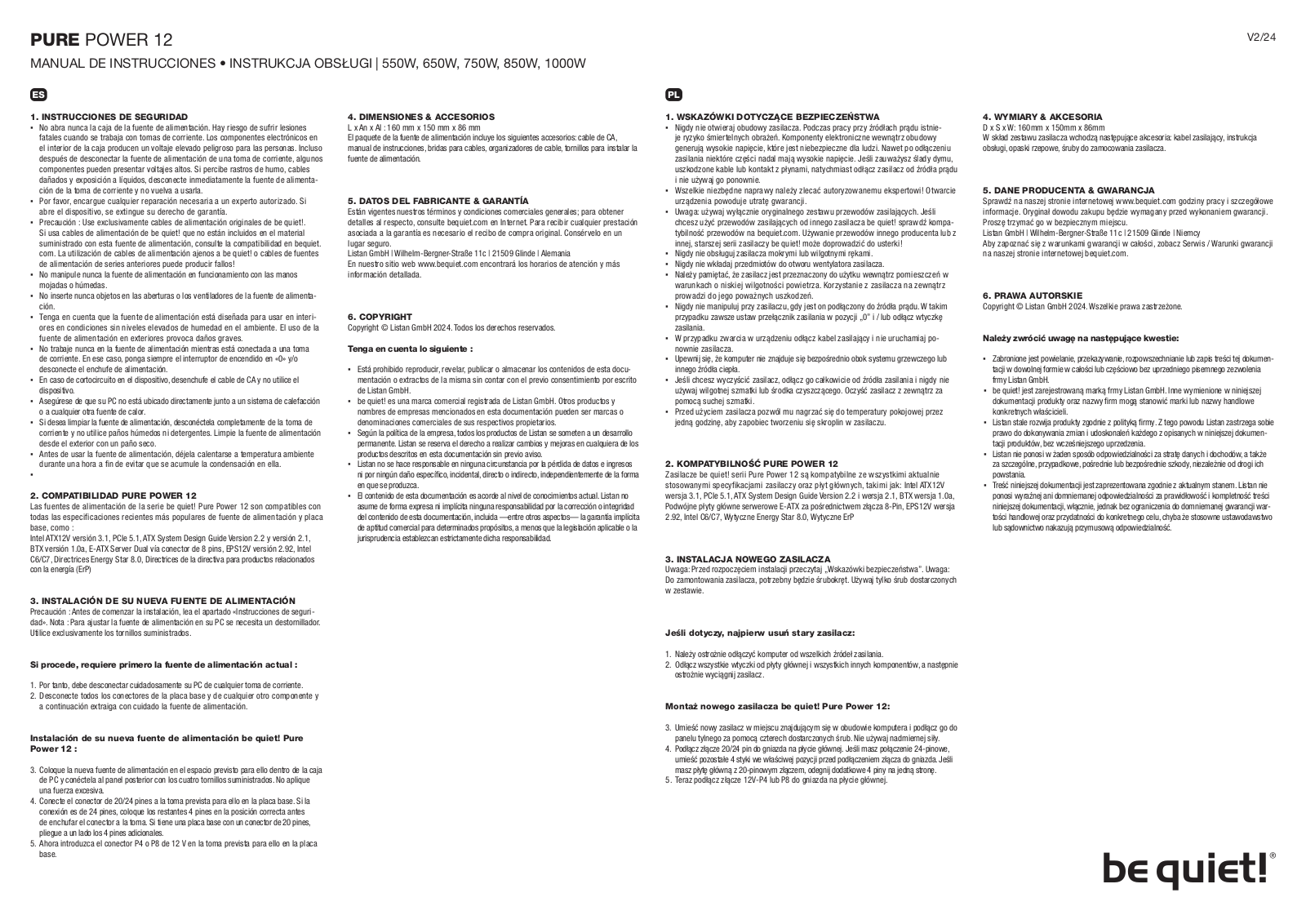 BE QUIET! Pure Power 12 User guide - ManualMachine.com