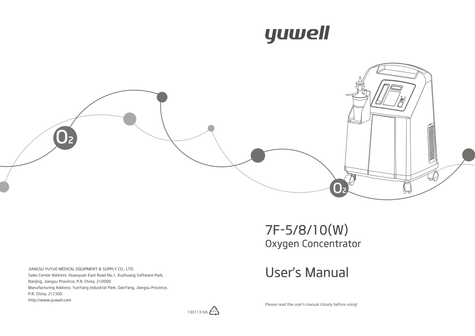 Yuwell 7F User manual