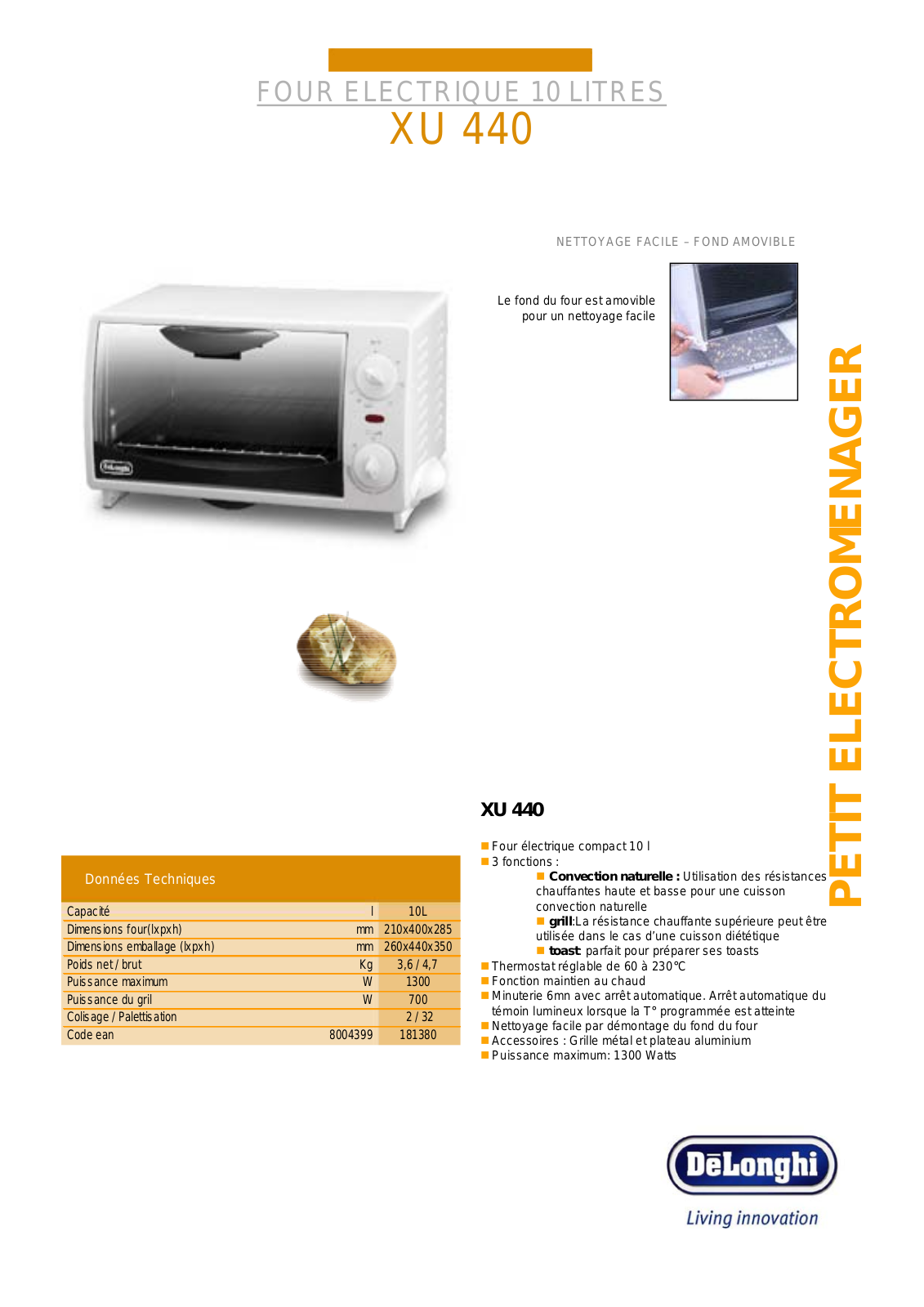 Delonghi XU 440 BROCHURE