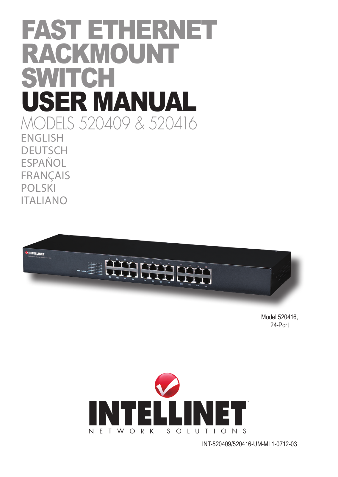 INTELLINET NETWORK 520416 User Manual