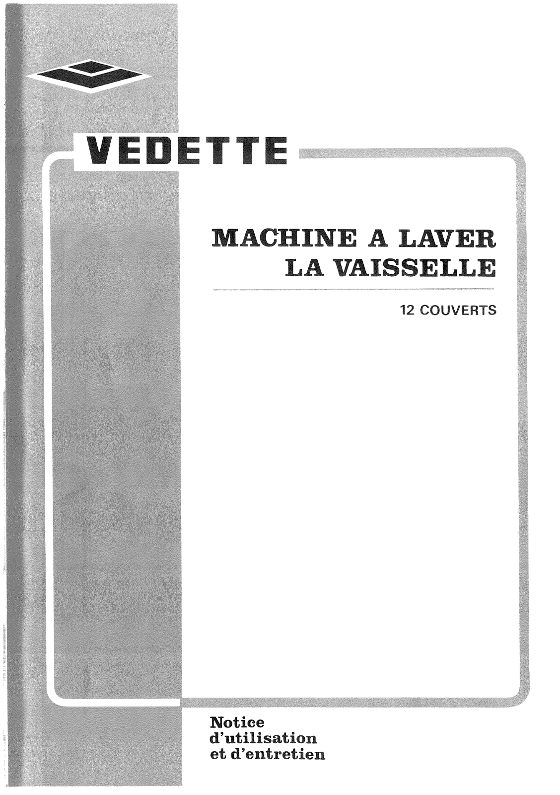 Vedette LV3933BB User Manual