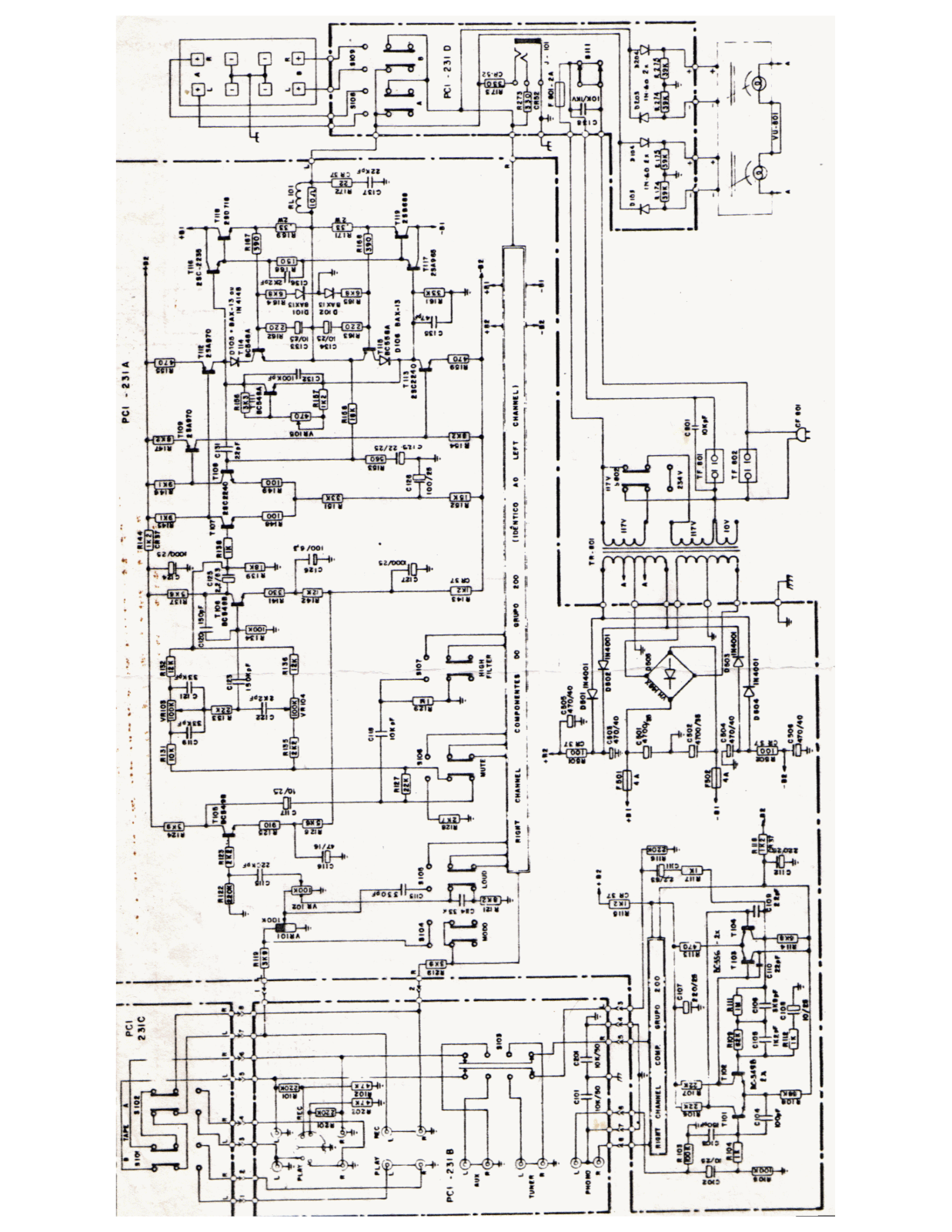 Gradiente M-126 Schematic