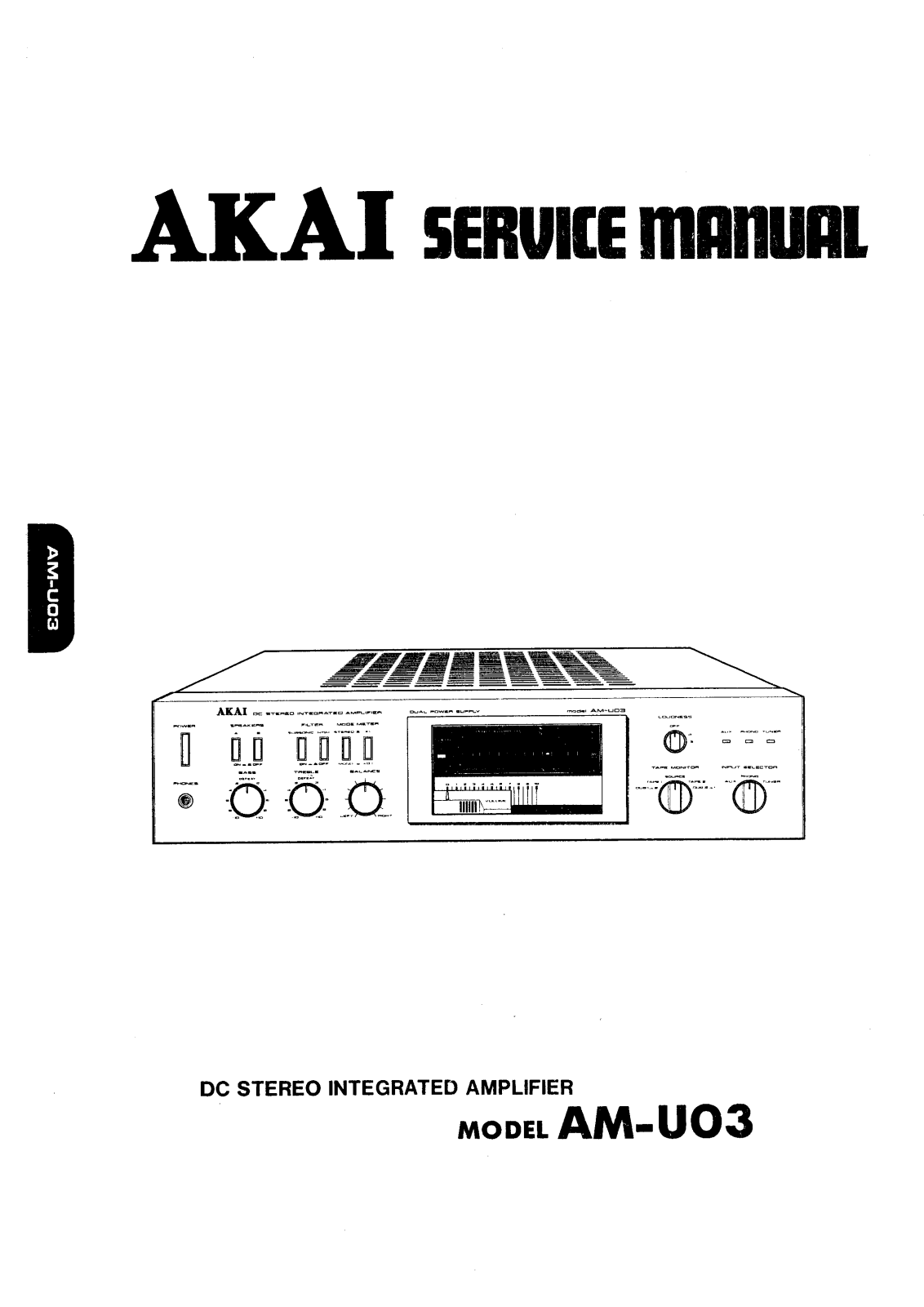 Akai AMU-03 Service manual
