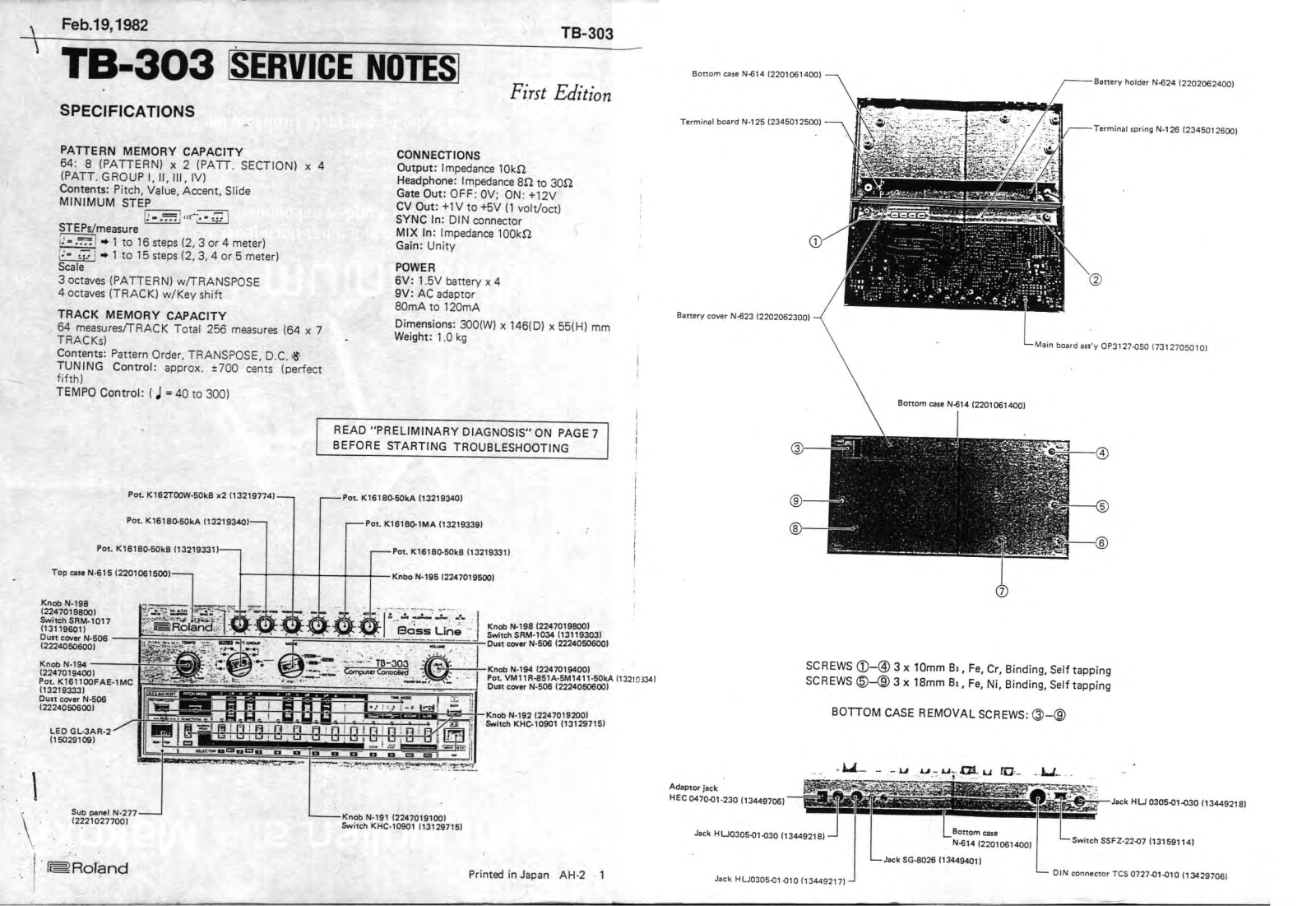 Roland Corporation TB-303 User's Manual