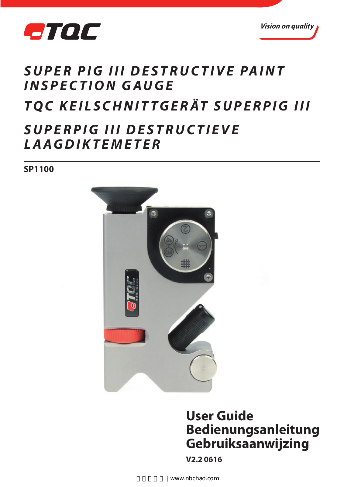 TQC Super Pig III SP1100 User Manual