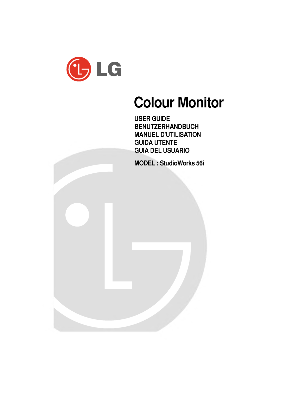 LG STUDIOWORKS 56I User Manual