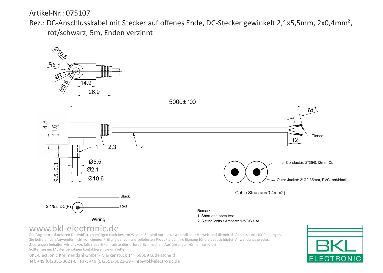 BKL BKL 075107 Datasheet - ManualMachine.com