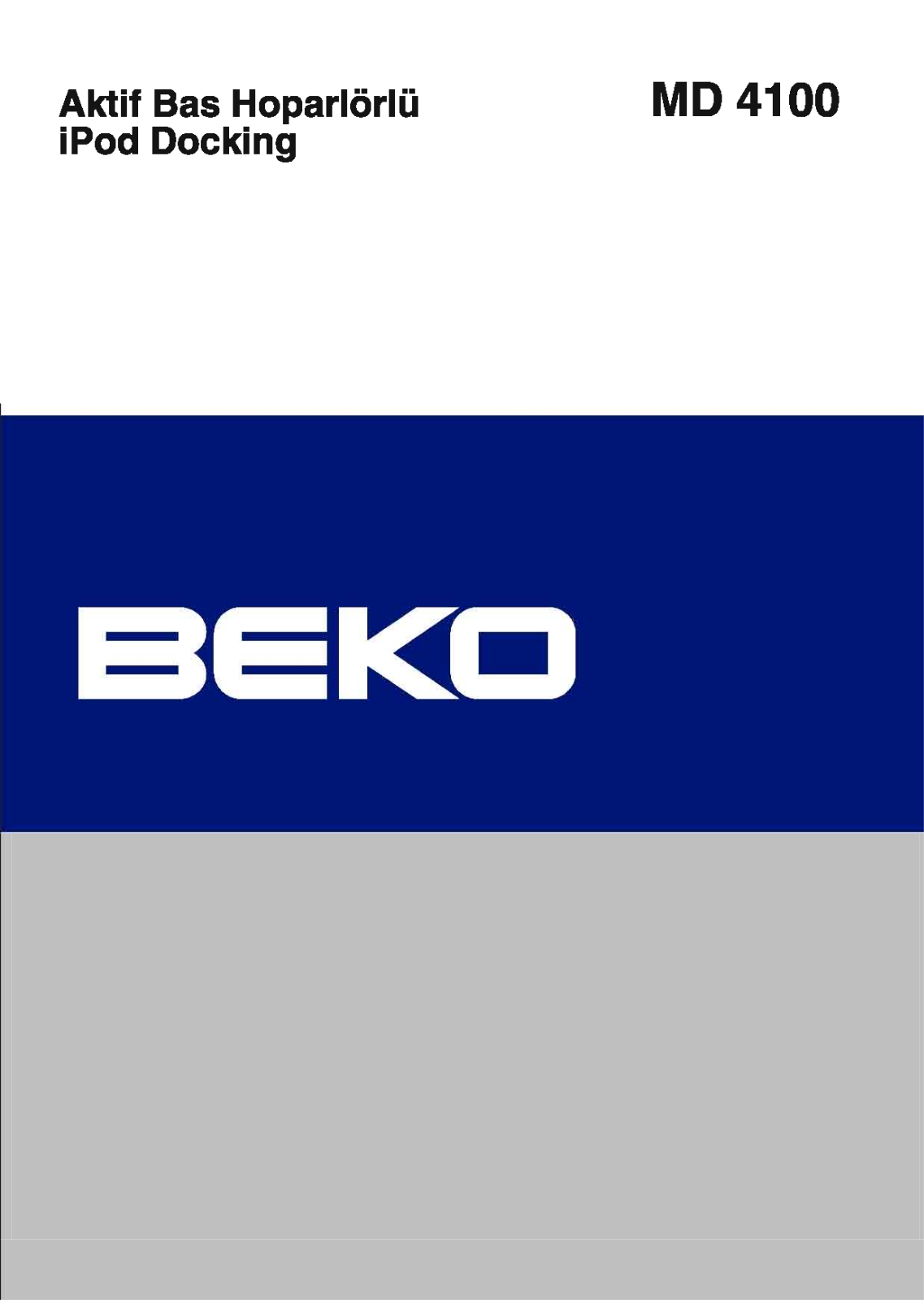 Beko MD 4100 Manual