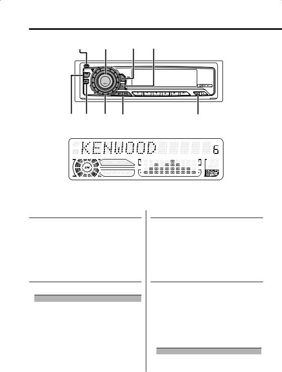 KENWOOD KDC-X579, KDC-MPV525, KDC-MP425 User Manual