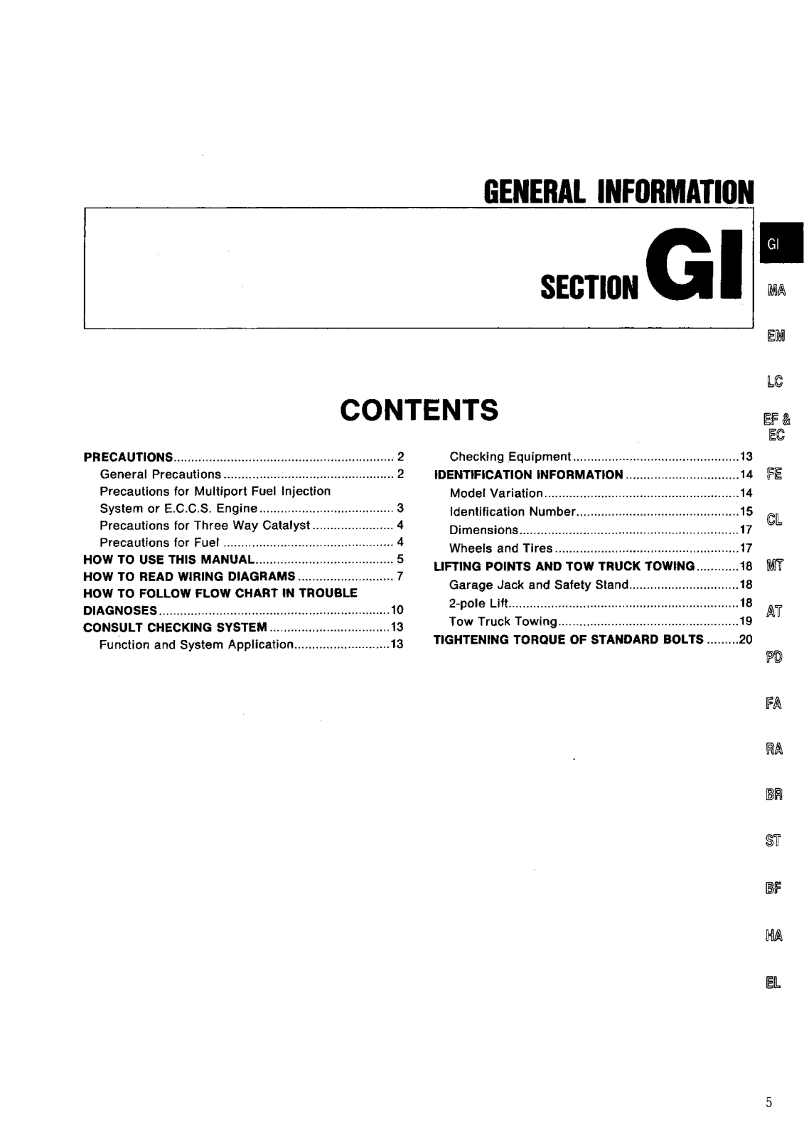 Nissan 240 SX 1993 User Manual