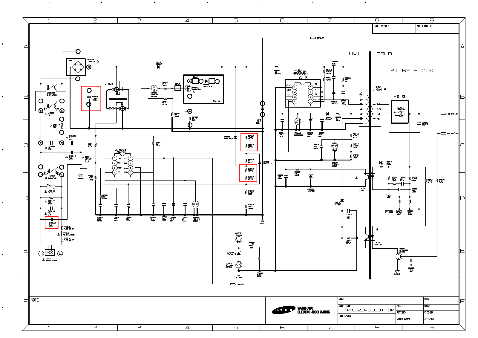 SAMSUNG BN44-00209A schematic