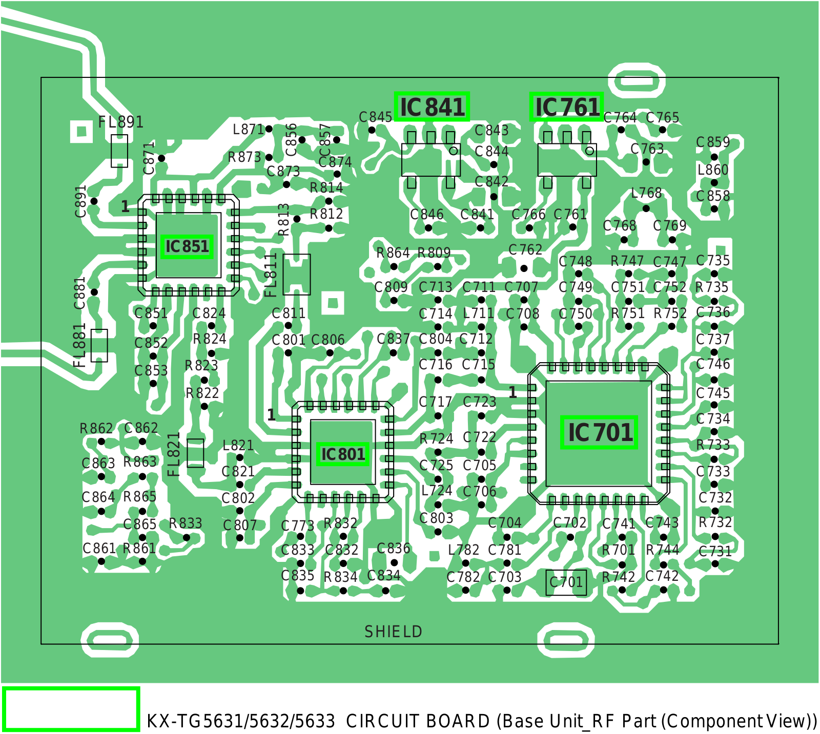 PANASONIC KX-TG5631S Schematics