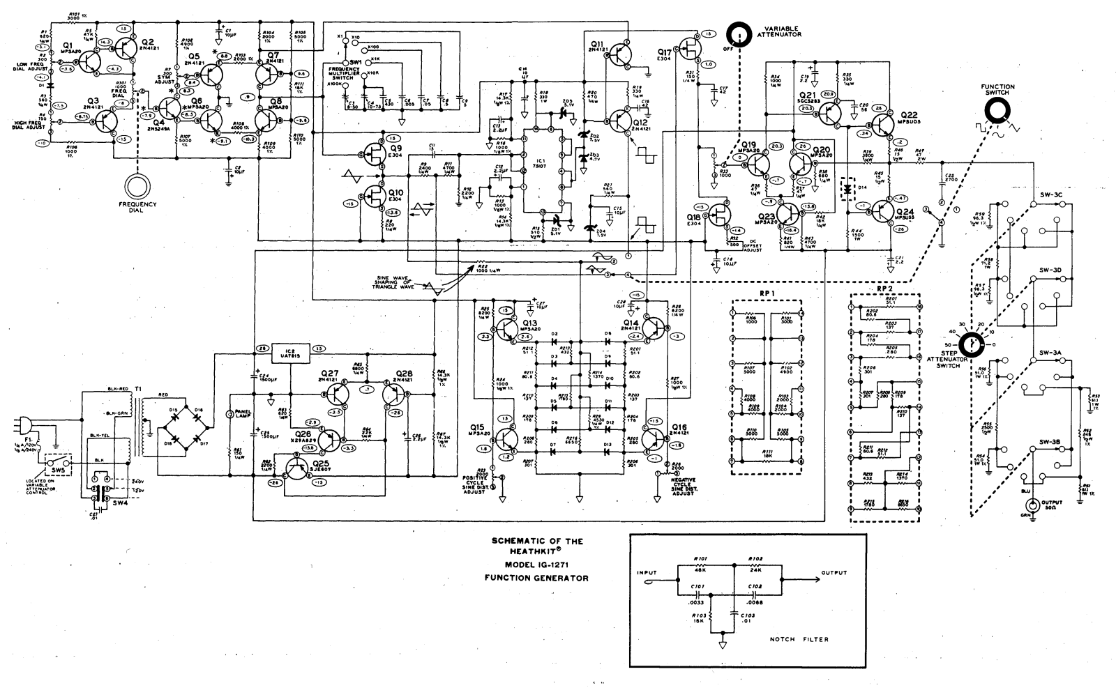 Heath Company IG-1271 Schematic