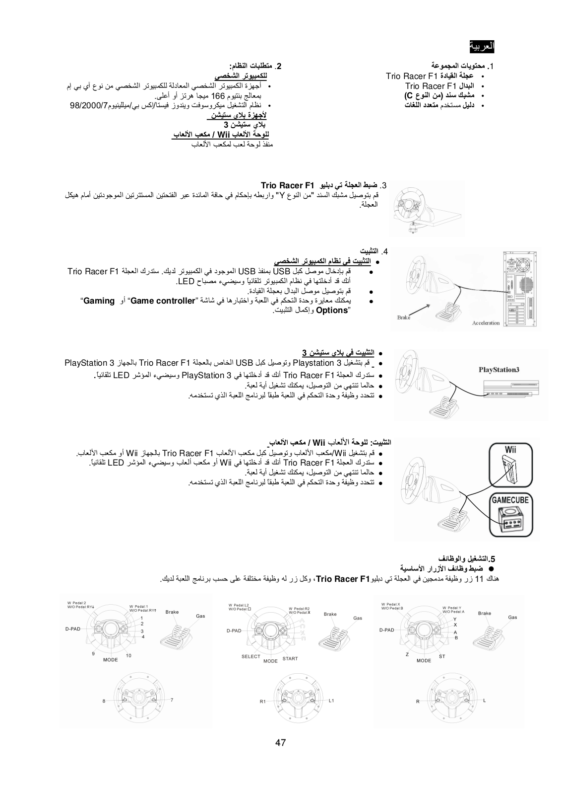 Genius TRIO RACER F1 User Manual