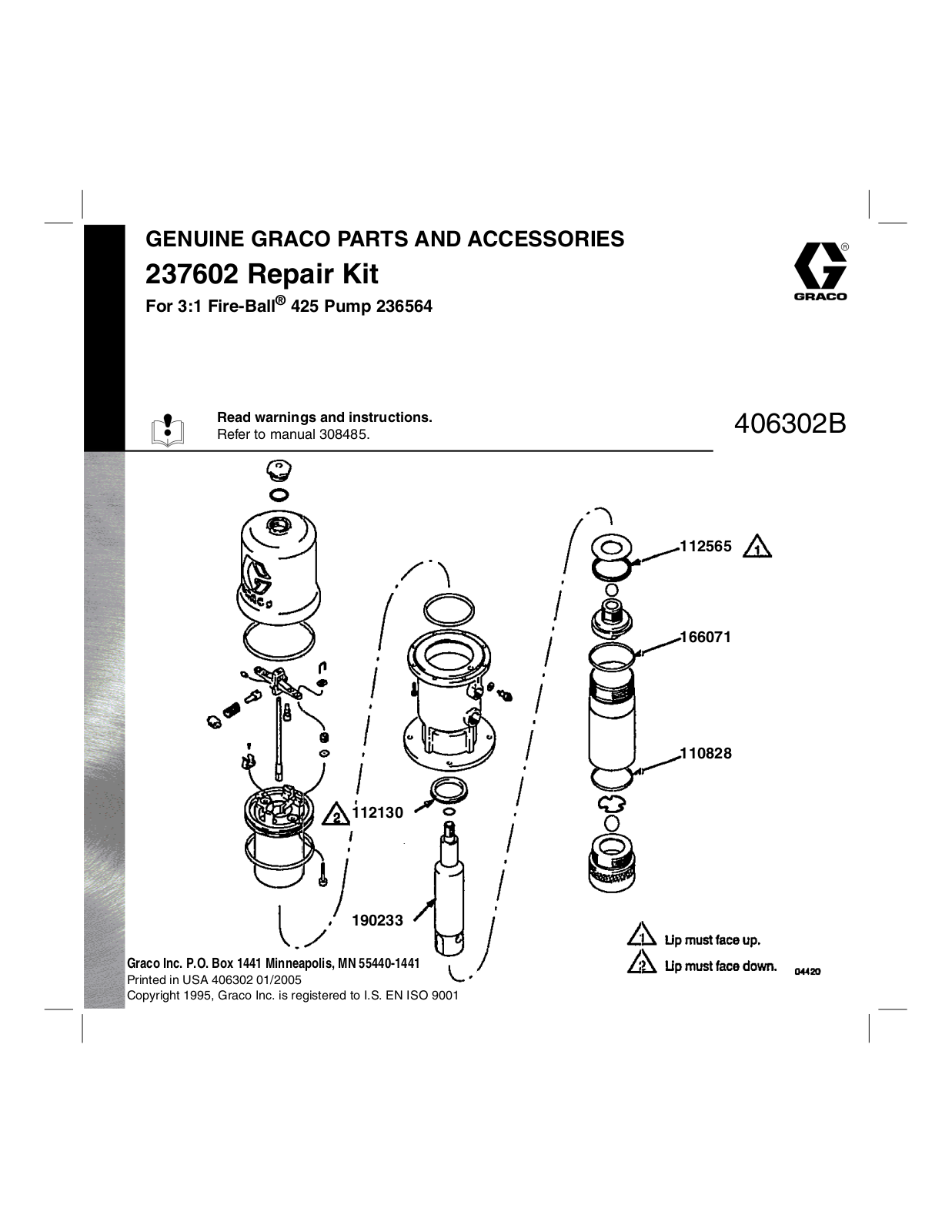 Graco 406302B User Manual