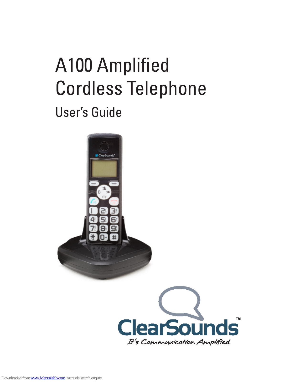 ClearSounds A100 User Manual