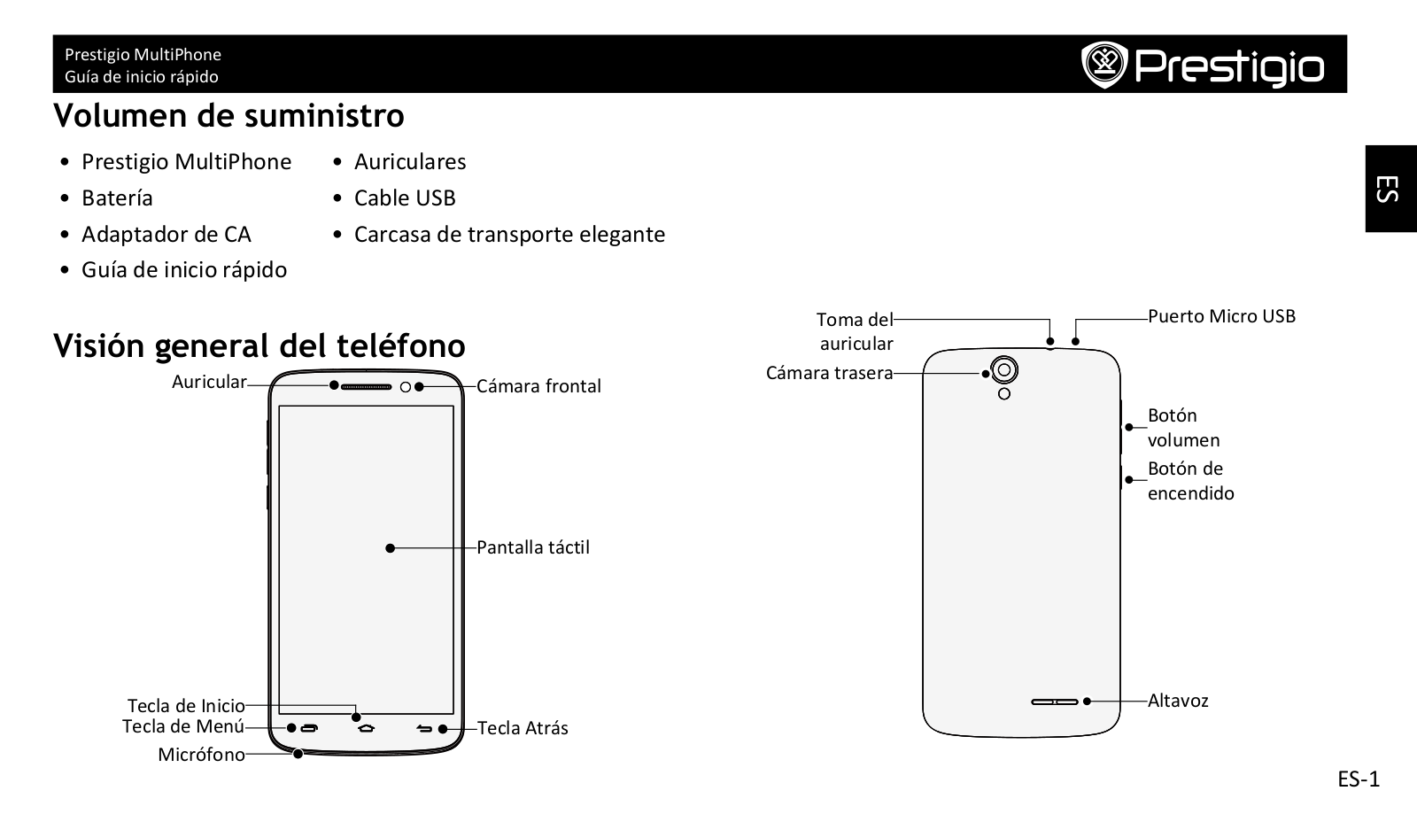 Prestigio MultiPhone PAP-7600 Duo User Manual