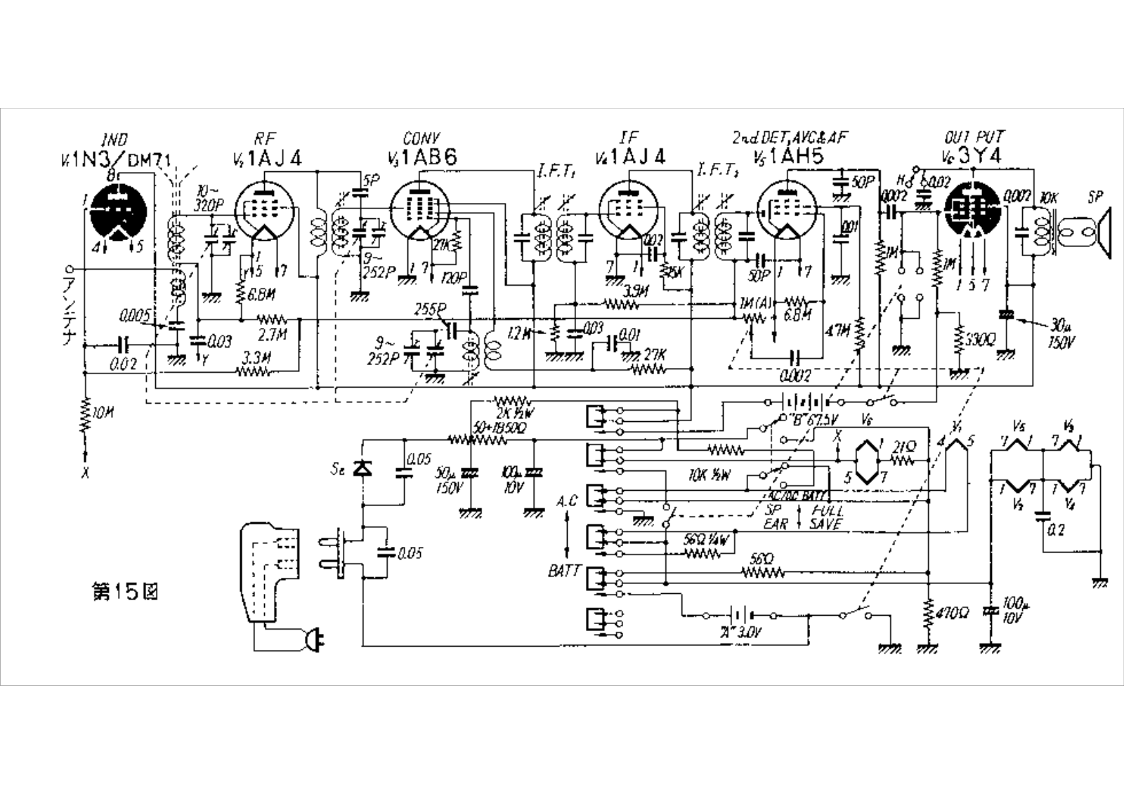 Matsushita 6p schematic