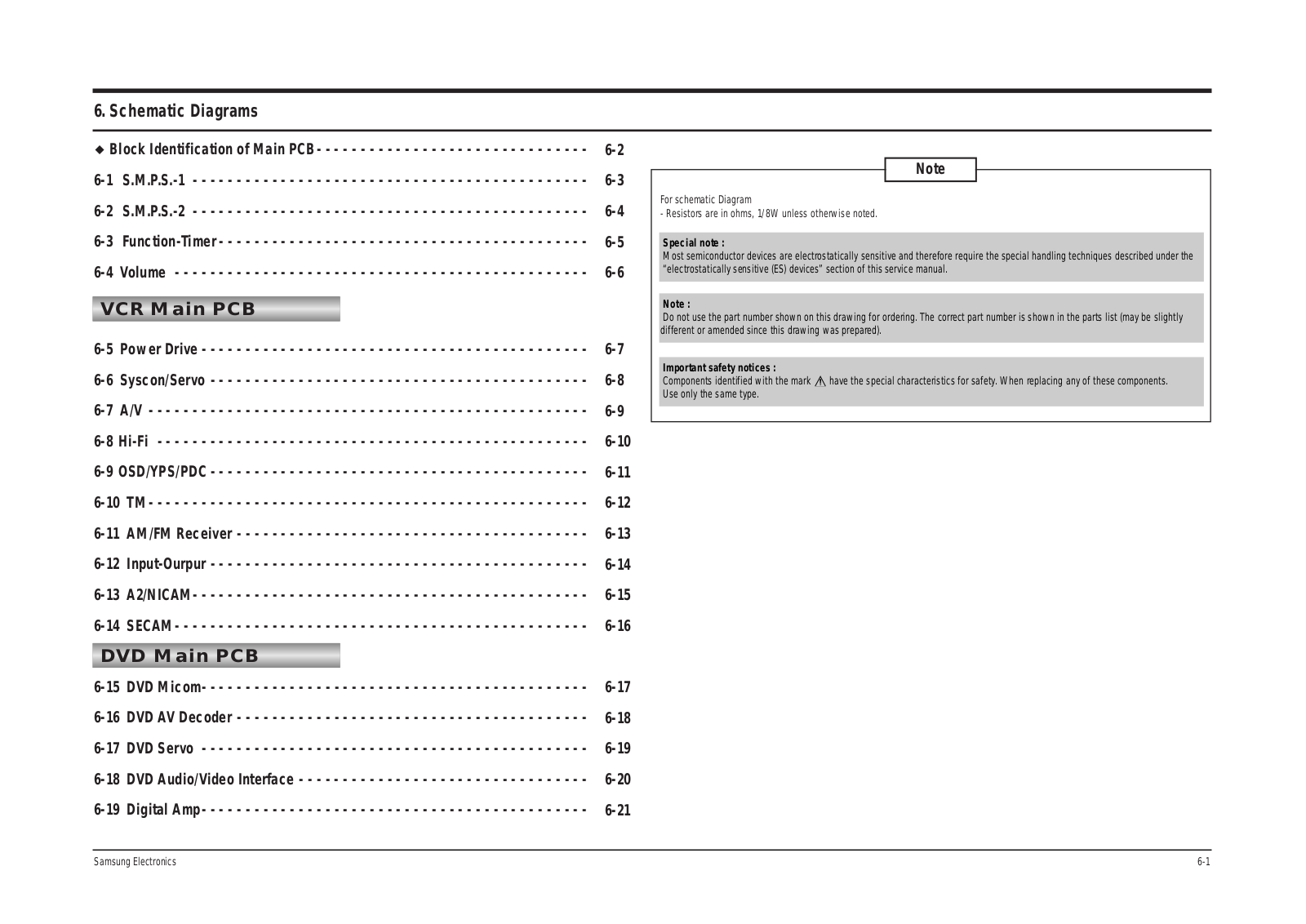 SAMSUNG dvd cm350 Schematics