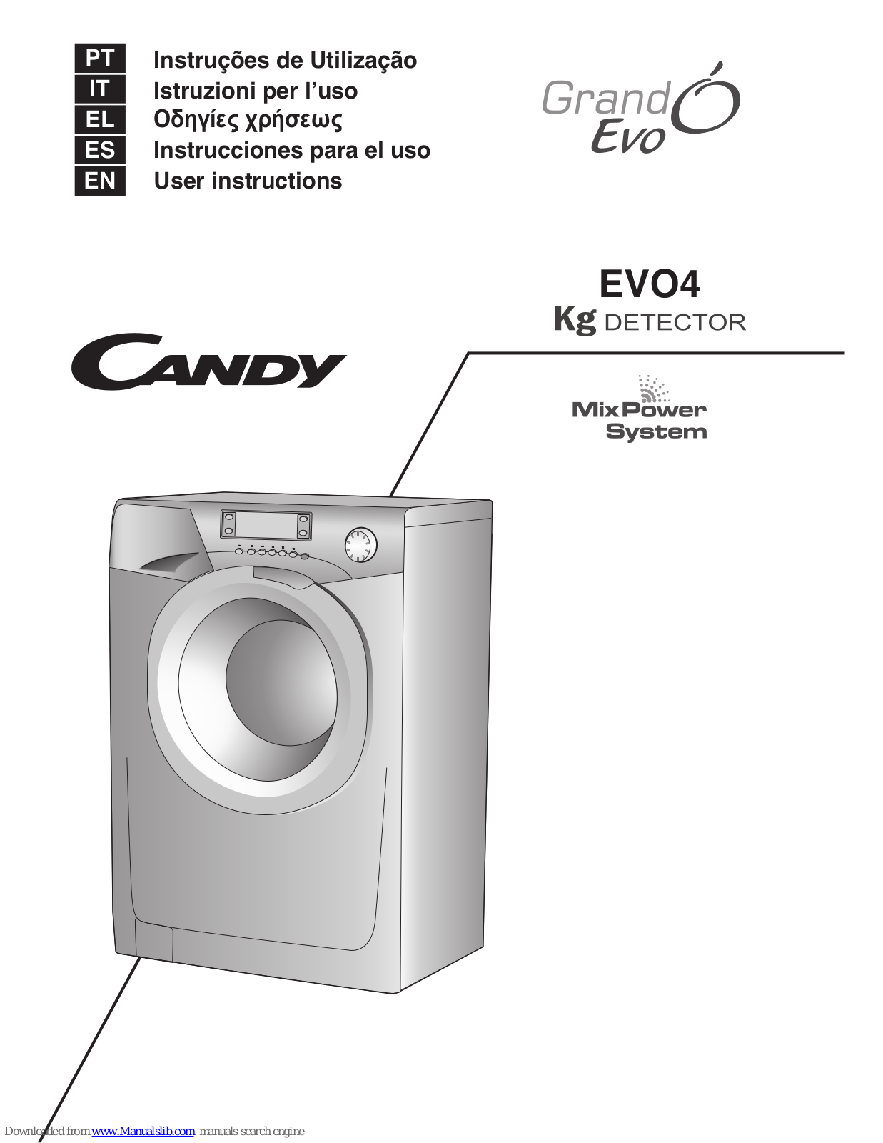 Candy EVO4 User Instructions